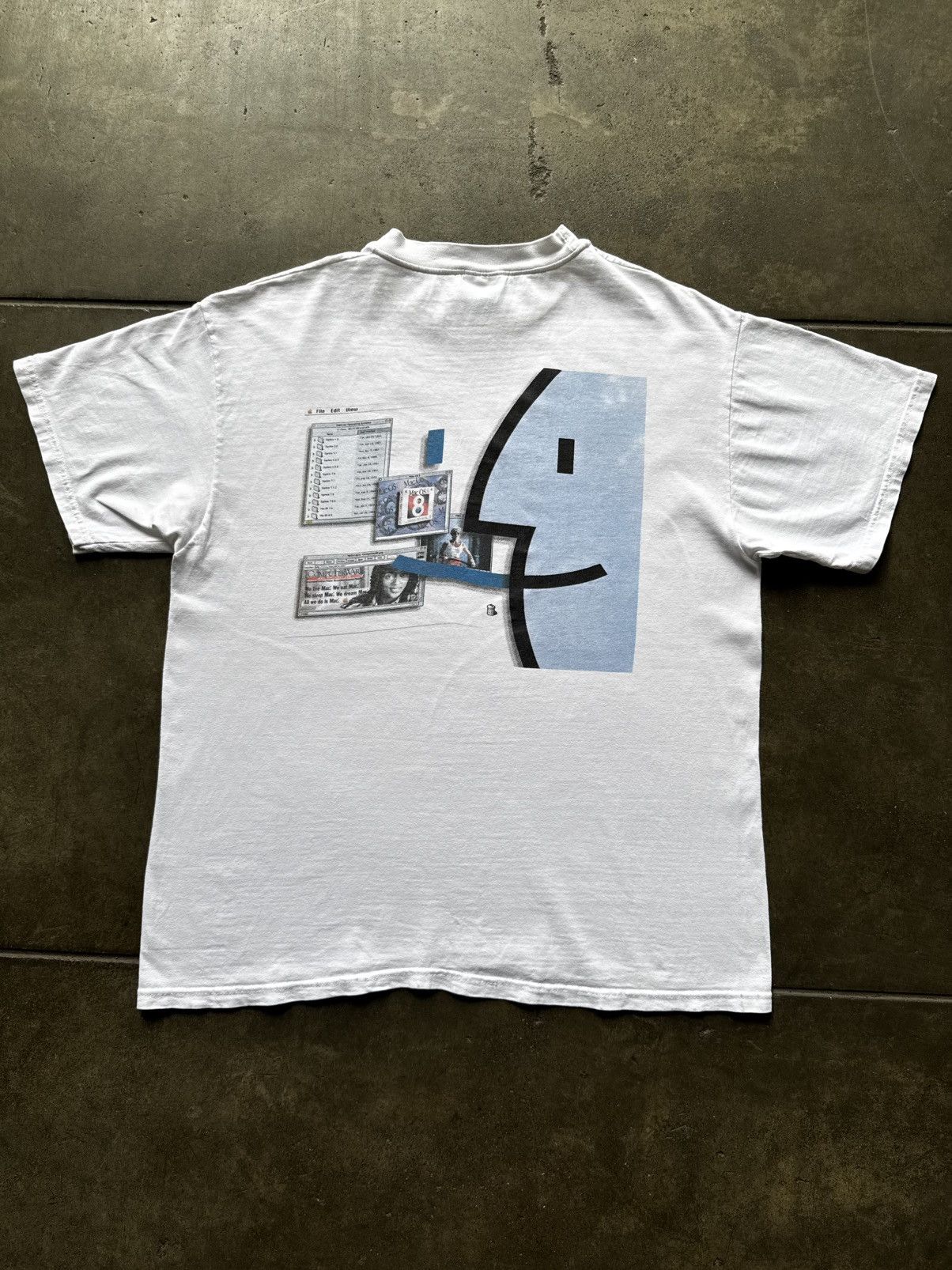 Vintage RARE 1997 Mac OS Apple Tee Shirt Steve Jobs Tech Art Size US L / EU 52-54 / 3 - 1 Thumbnail