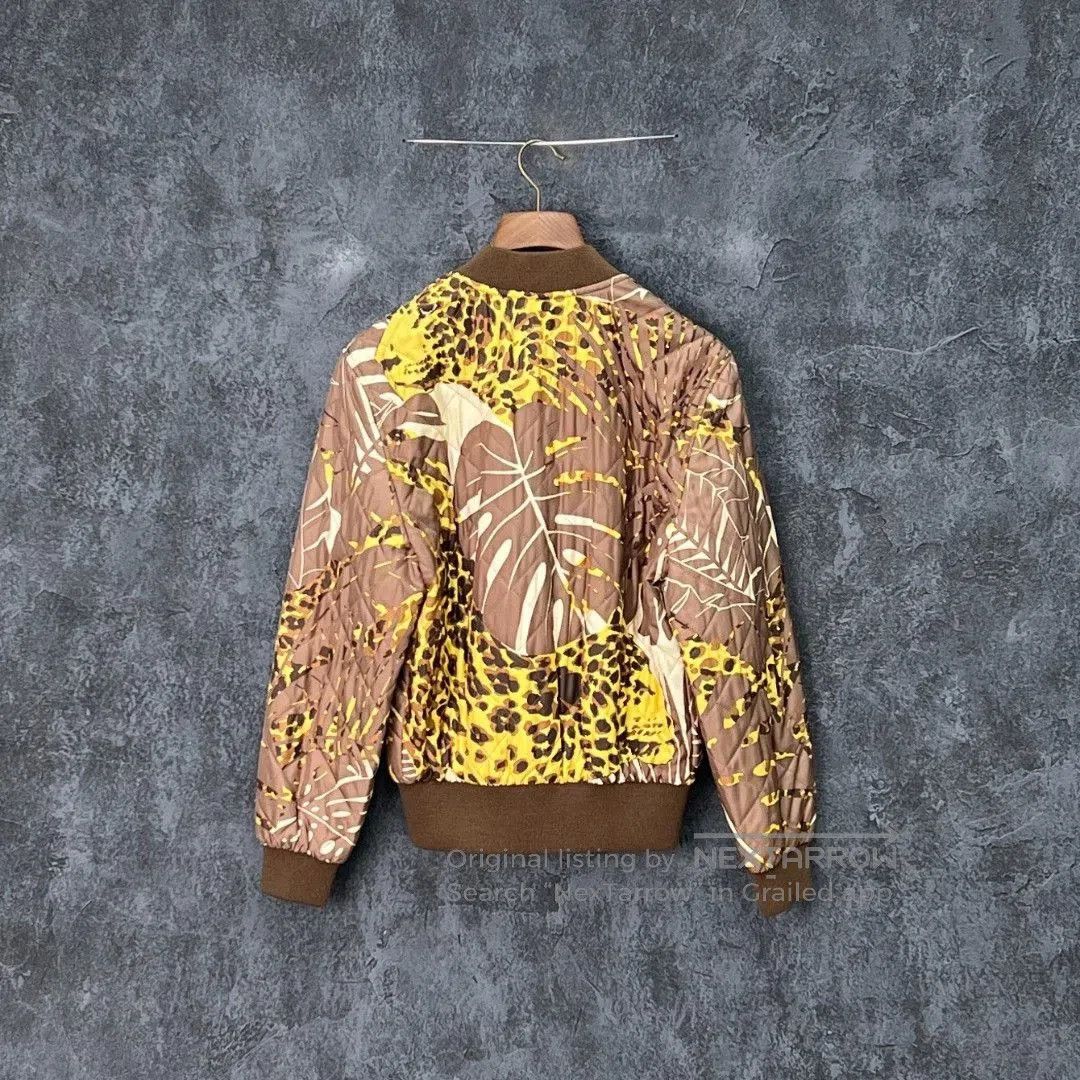 Saint Laurent Paris Saint Laurent Animal Print Quilted Jacket. Size US M / EU 48-50 / 2 - 6 Thumbnail