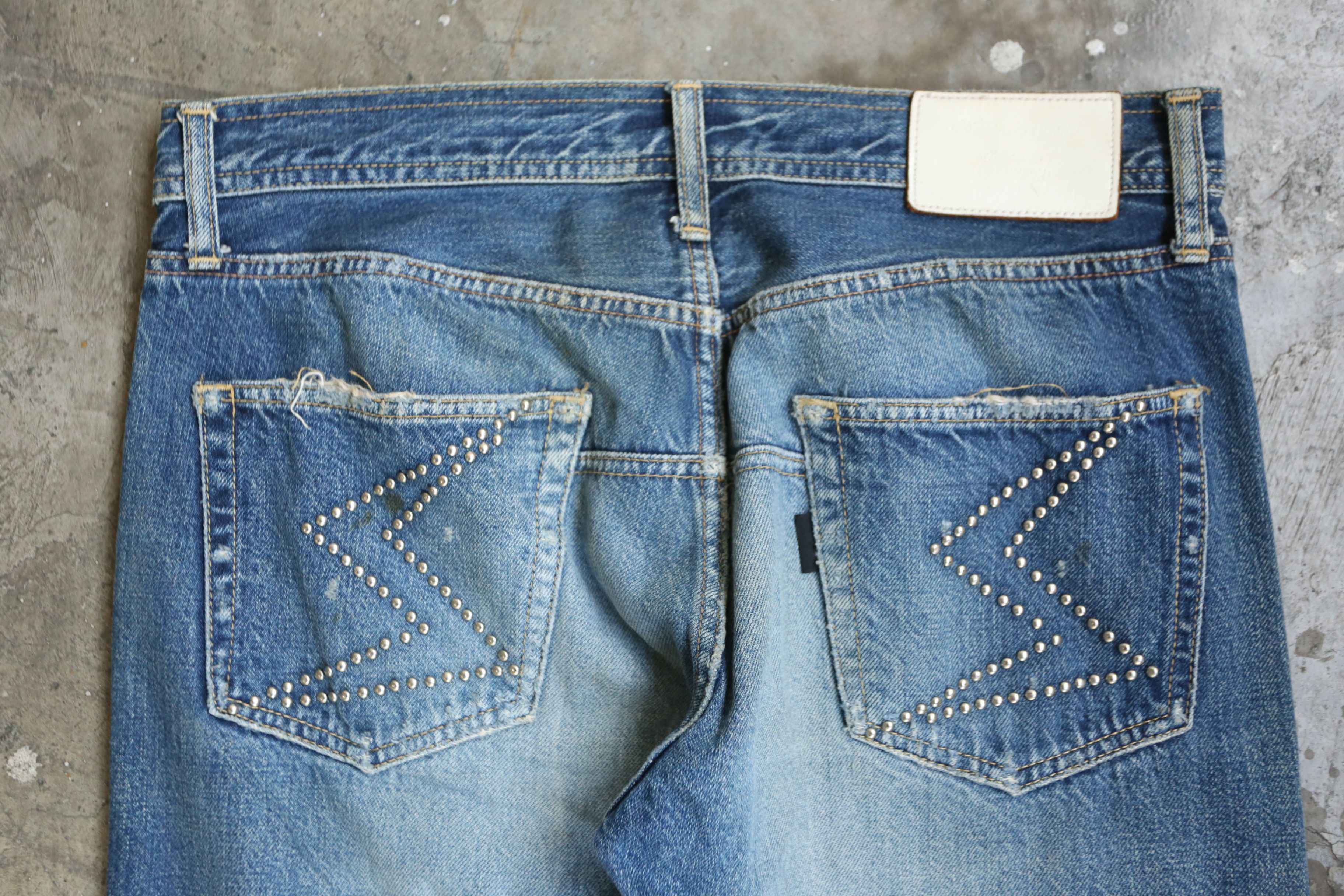 Undercover Undercover - S/S 09 - "Neo Boy" Patti Smith Poem Denim Jean Size US 30 / EU 46 - 3 Thumbnail