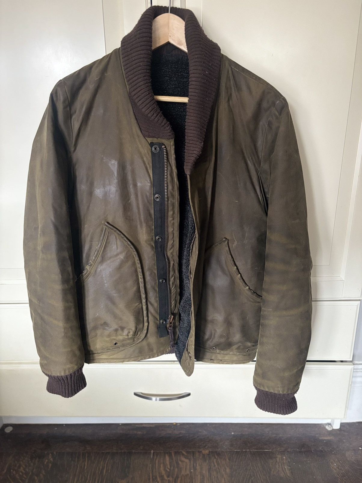 Other Waxed Flight jacket Size US S / EU 44-46 / 1 - 1 Thumbnail