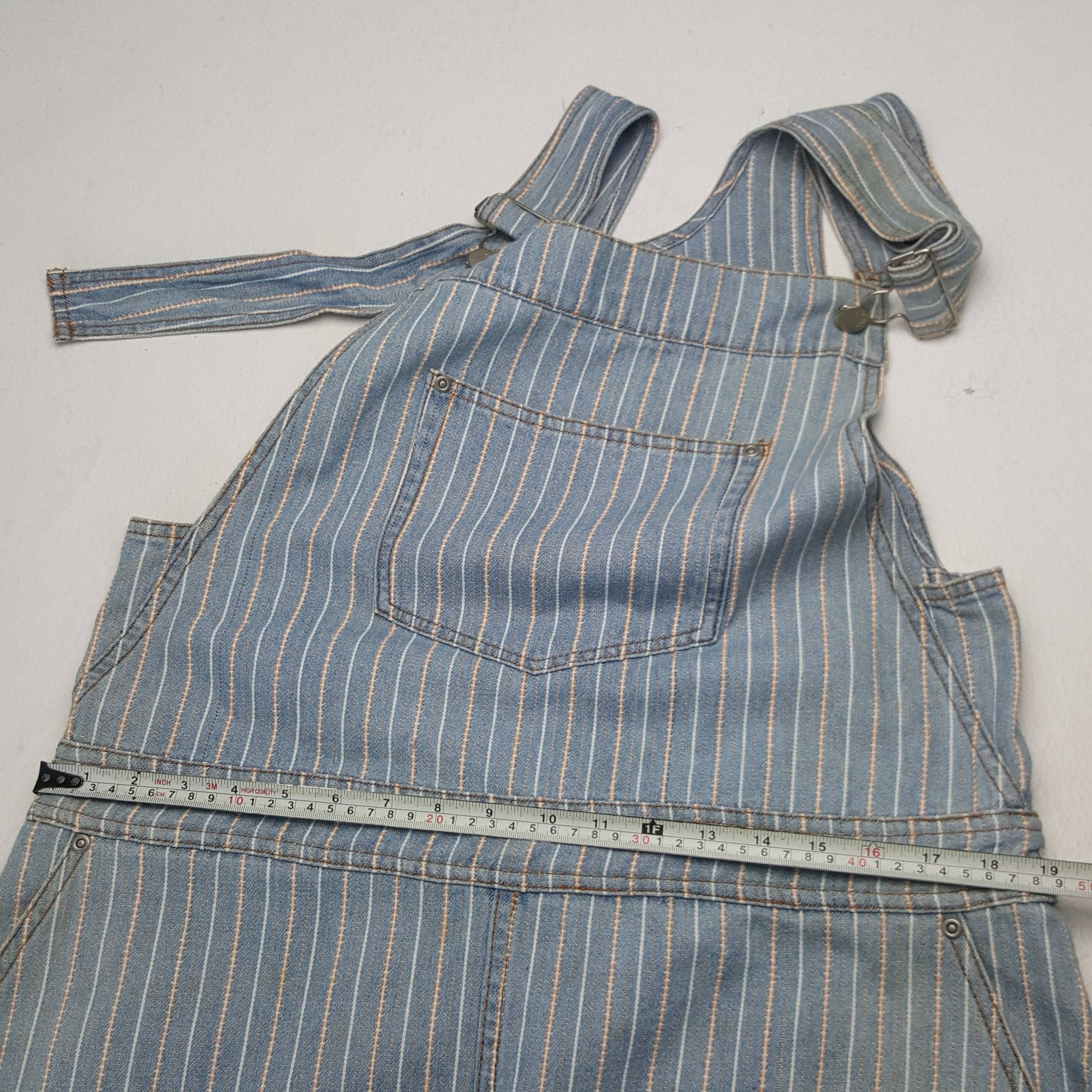 Issey Miyake × Ne-Net × Vintage Vintage Ne-net by Issey Miyake Striped Overall Jacket Size US 38 / EU 54 - 7 Thumbnail