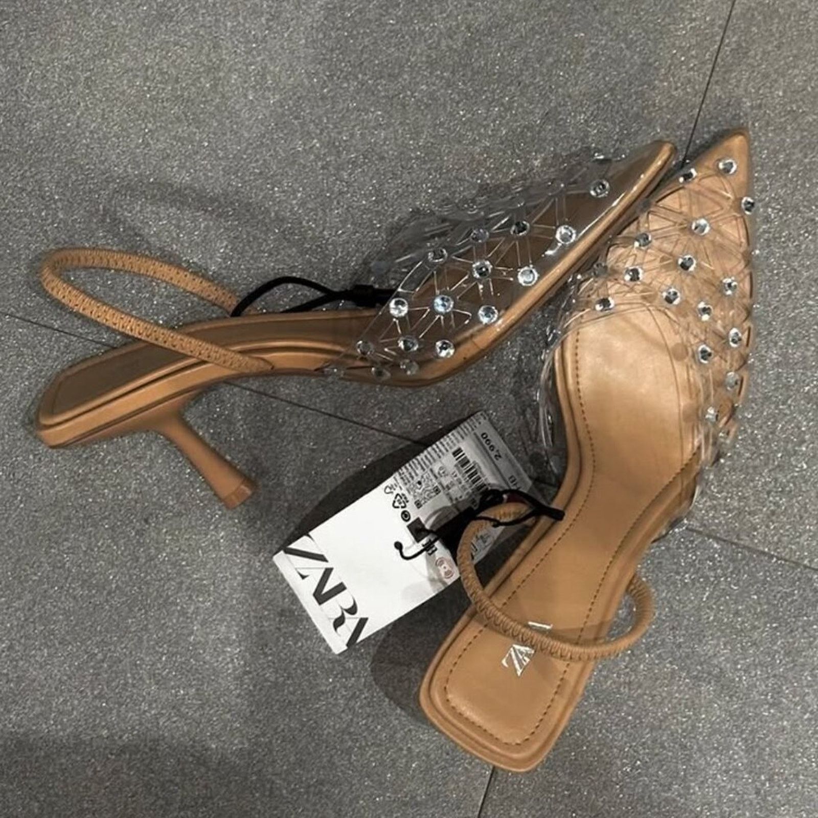 Zara ZARA Vinyl High Heels Size US 8 / IT 38 - 14 Thumbnail