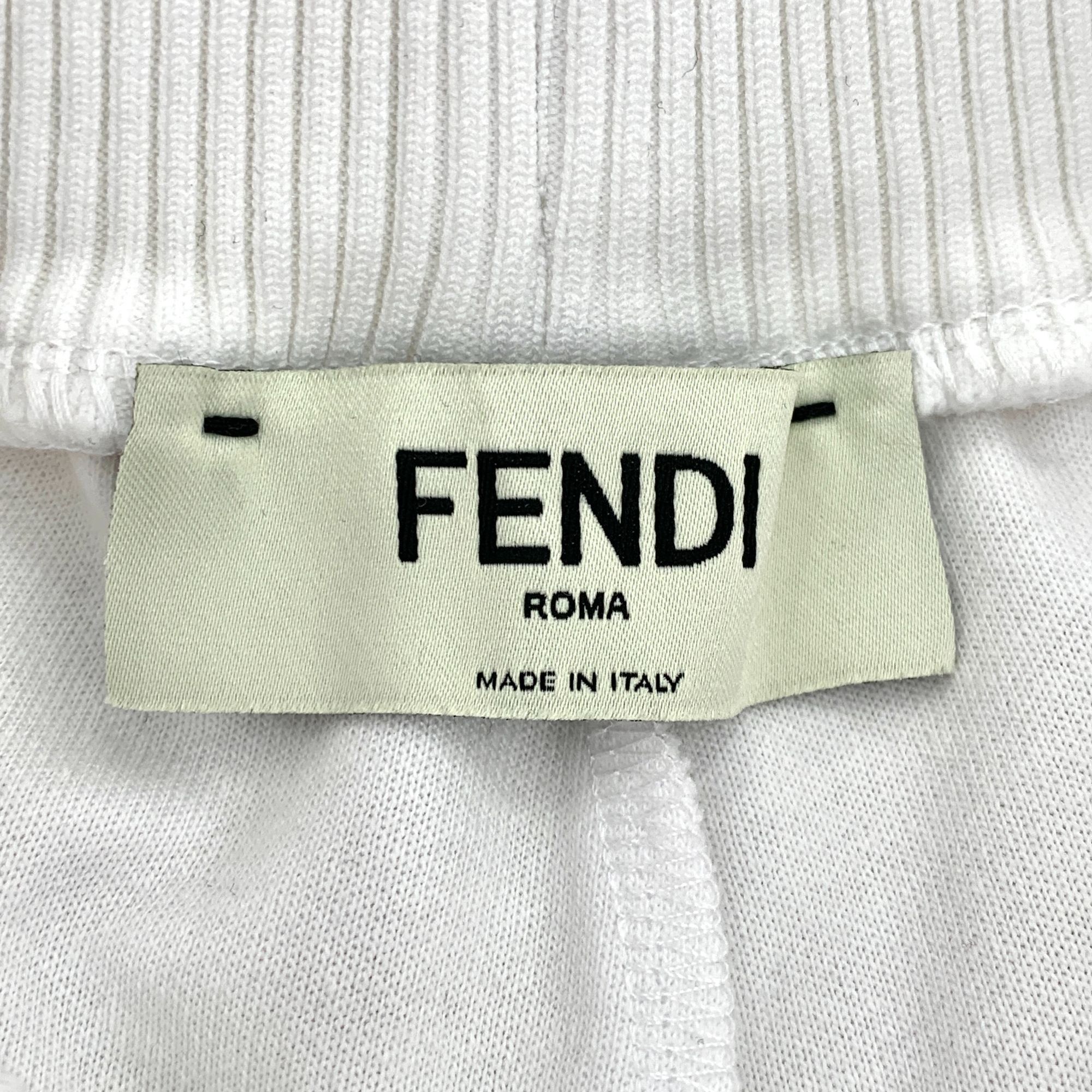 Fendi Fendi Womens High-Waisted Jogger Pants With Logo Taping Size 25" / US 0 / IT 36 - 7 Thumbnail