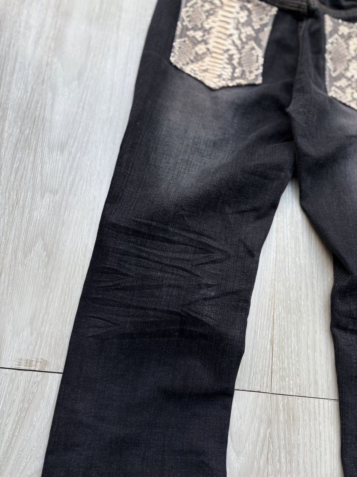 Japanese Brand GEORGIALOVE lace up flare jeans Size US 26 / EU 42 - 3 Thumbnail