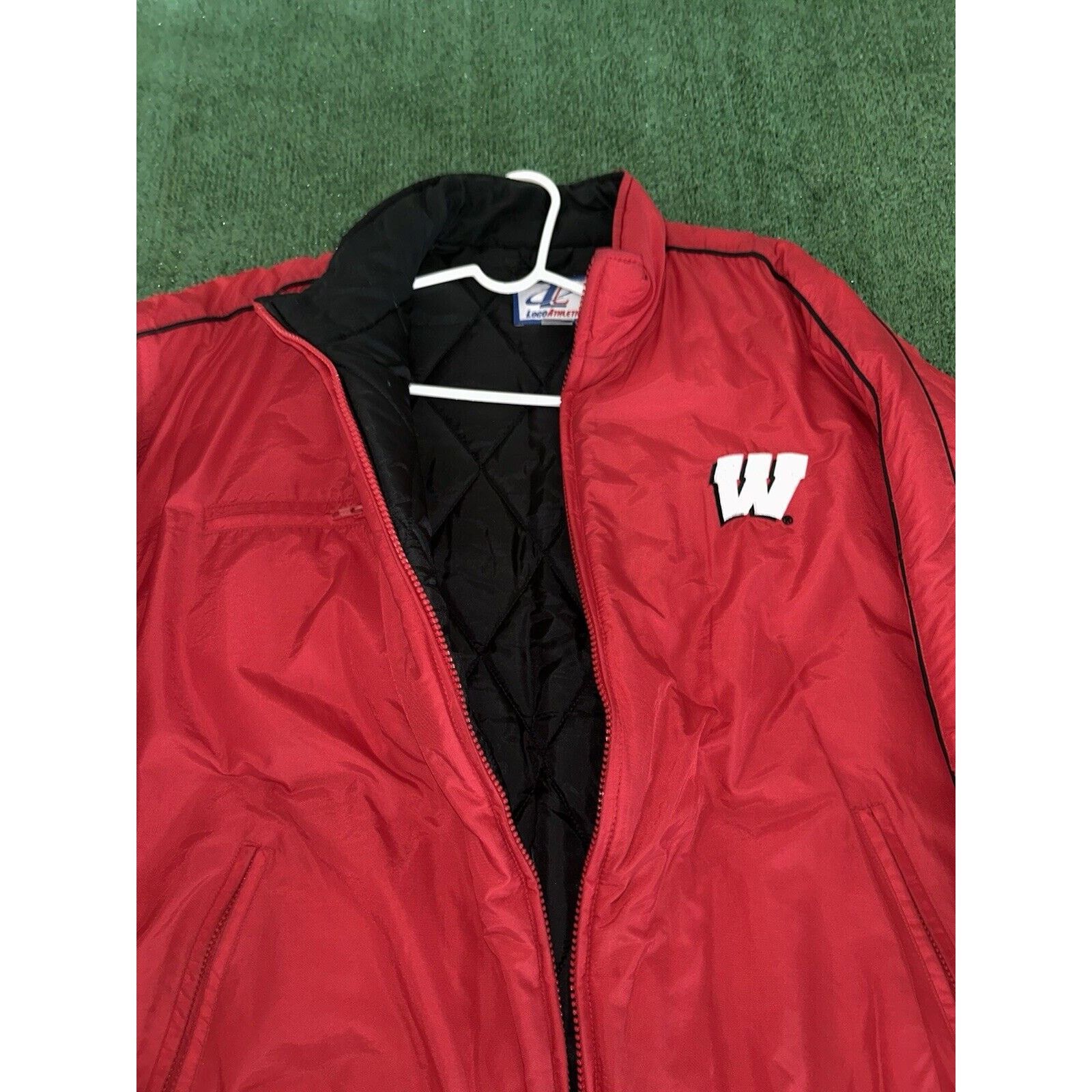 Logo Athletic Vintage Wisconsin Badgers BIG W Logo Athletics Coat Men 2XL Size US XXL / EU 58 / 5 - 5 Thumbnail
