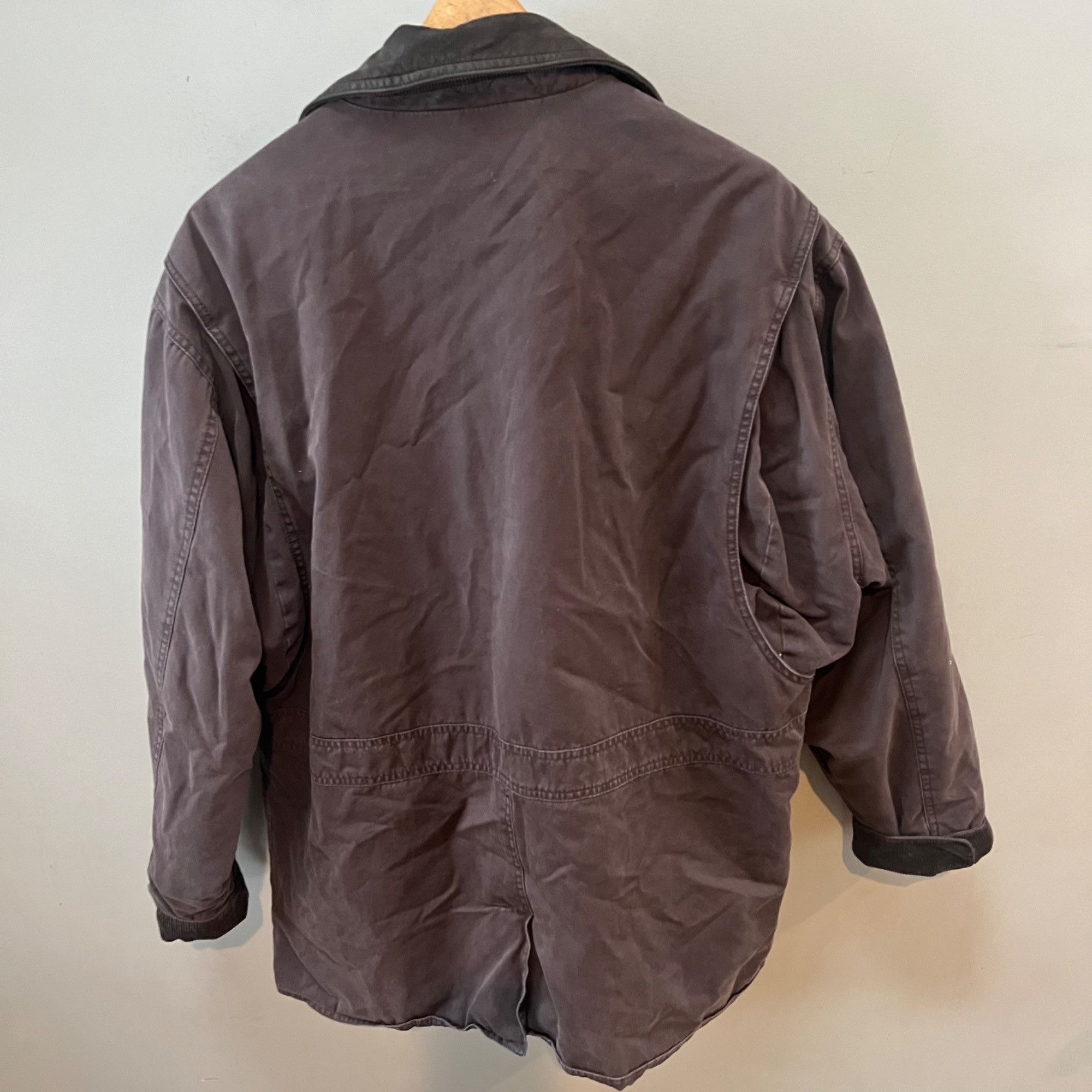 Gap Vintage 90's GAP Mens Brown Cotton Jacket With Plaid Flannel Size US M / EU 48-50 / 2 - 5 Thumbnail