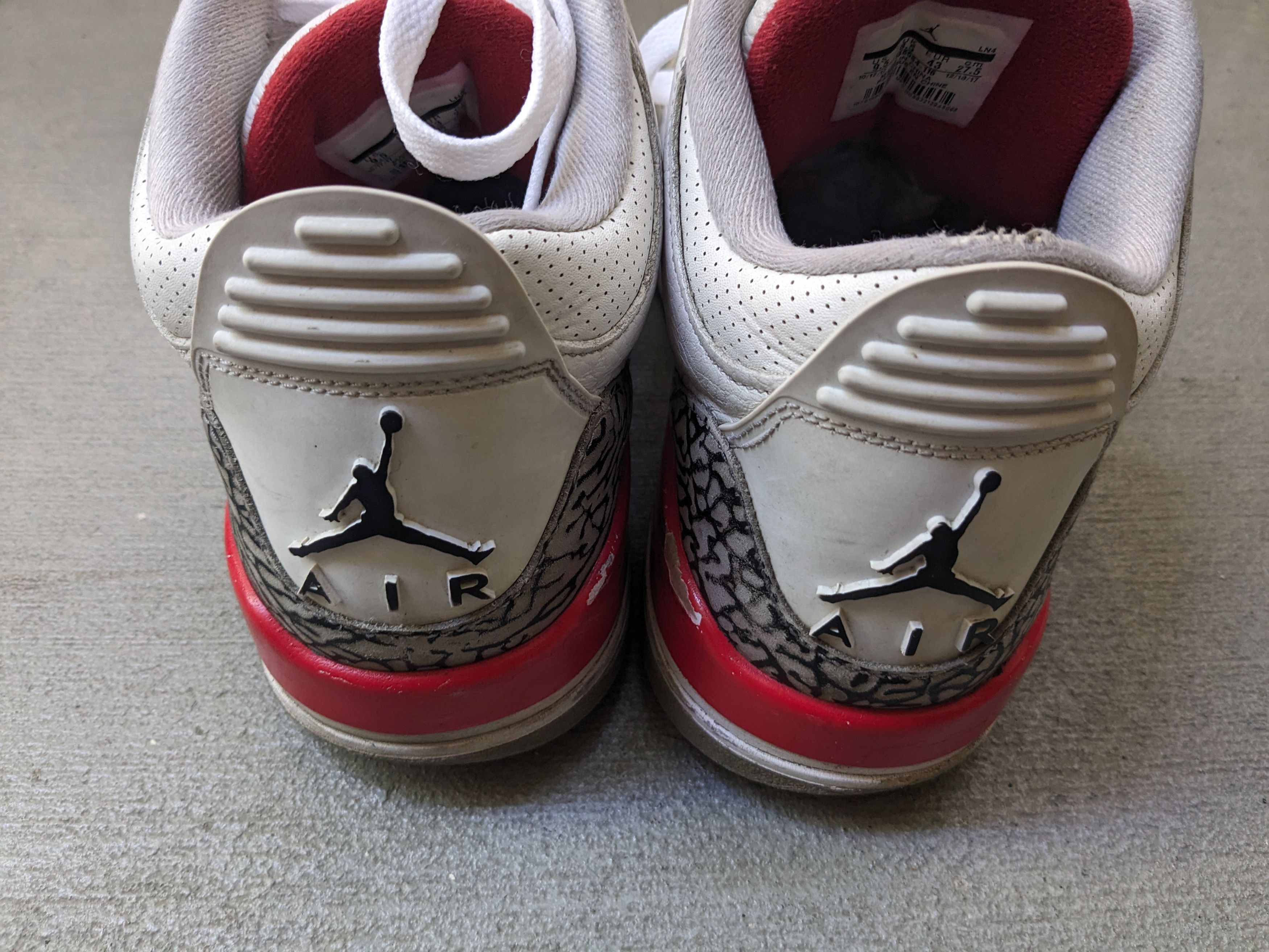 Jordan Brand Nike Air Jordan 3 Retro Katrina Hall of Fame 136064-116 Size US 9.5 / EU 42-43 - 15 Thumbnail