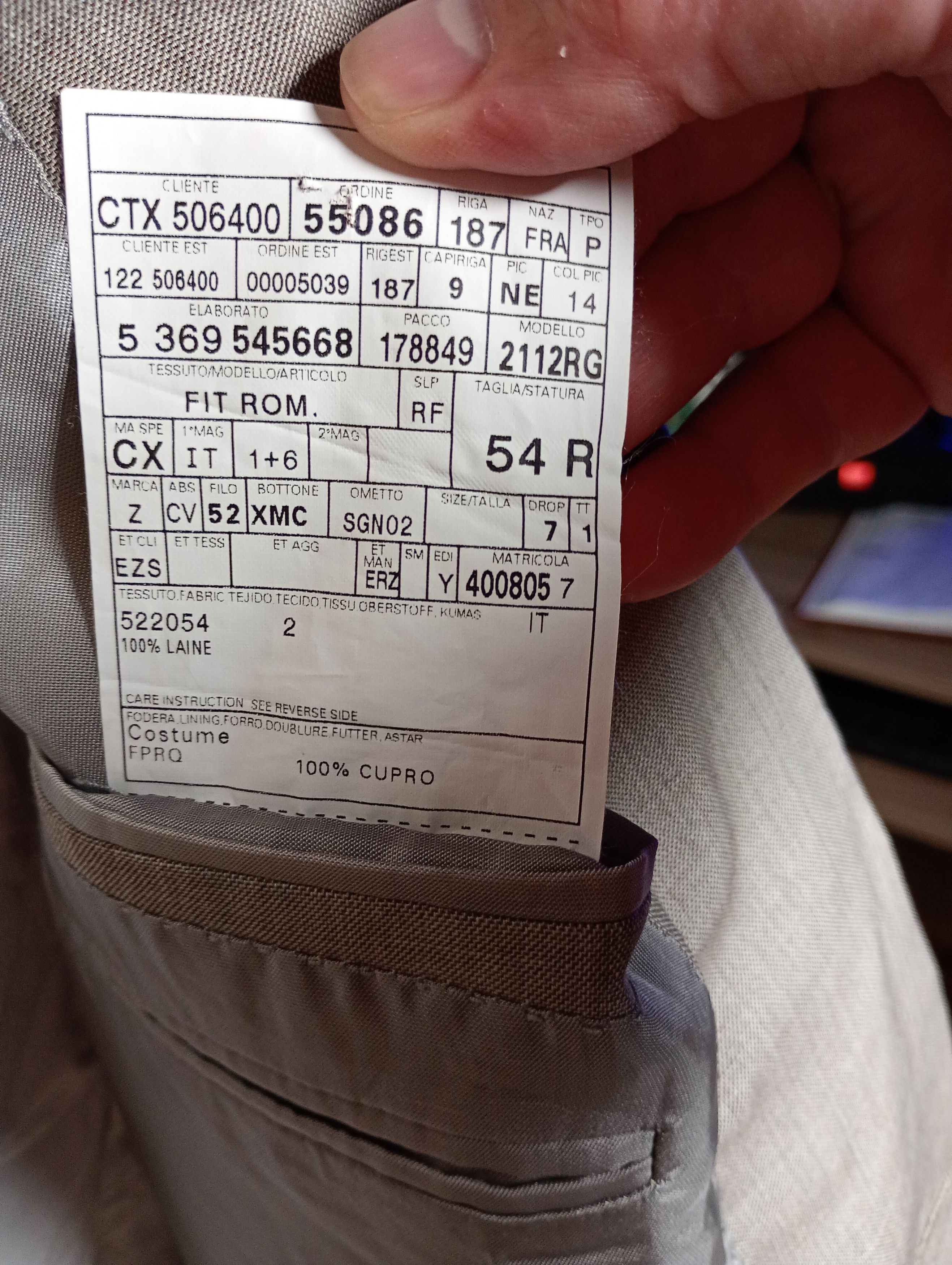 Designer × Ermenegildo Zegna Ermenegildo Zegna Blazer Size 54R - 12 Thumbnail