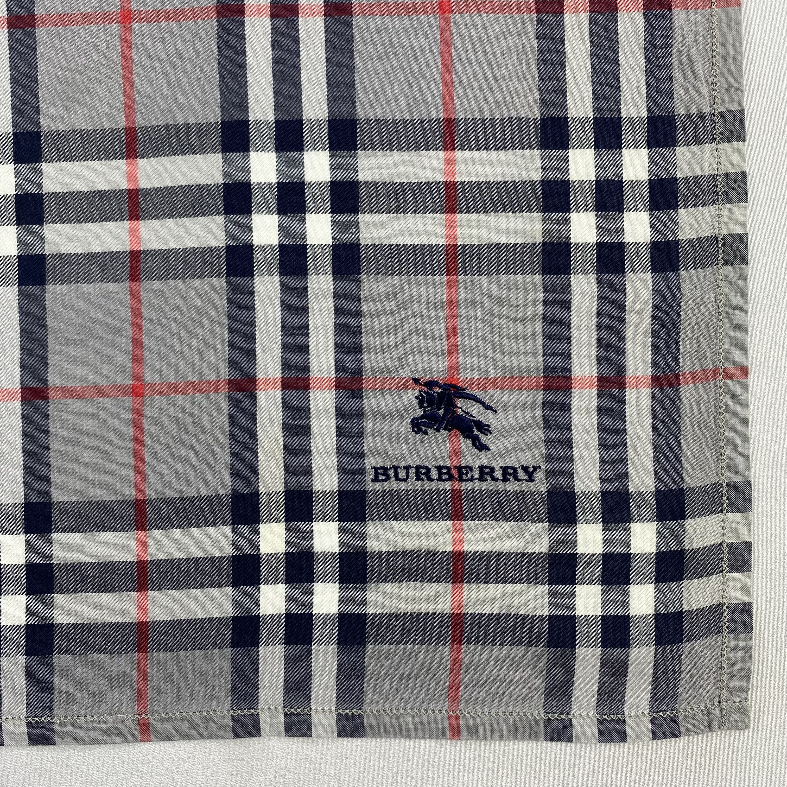 Burberry × Vintage Burberry Handkerchief / Neckerchief / Bandana-P1076 Size ONE SIZE - 3 Thumbnail
