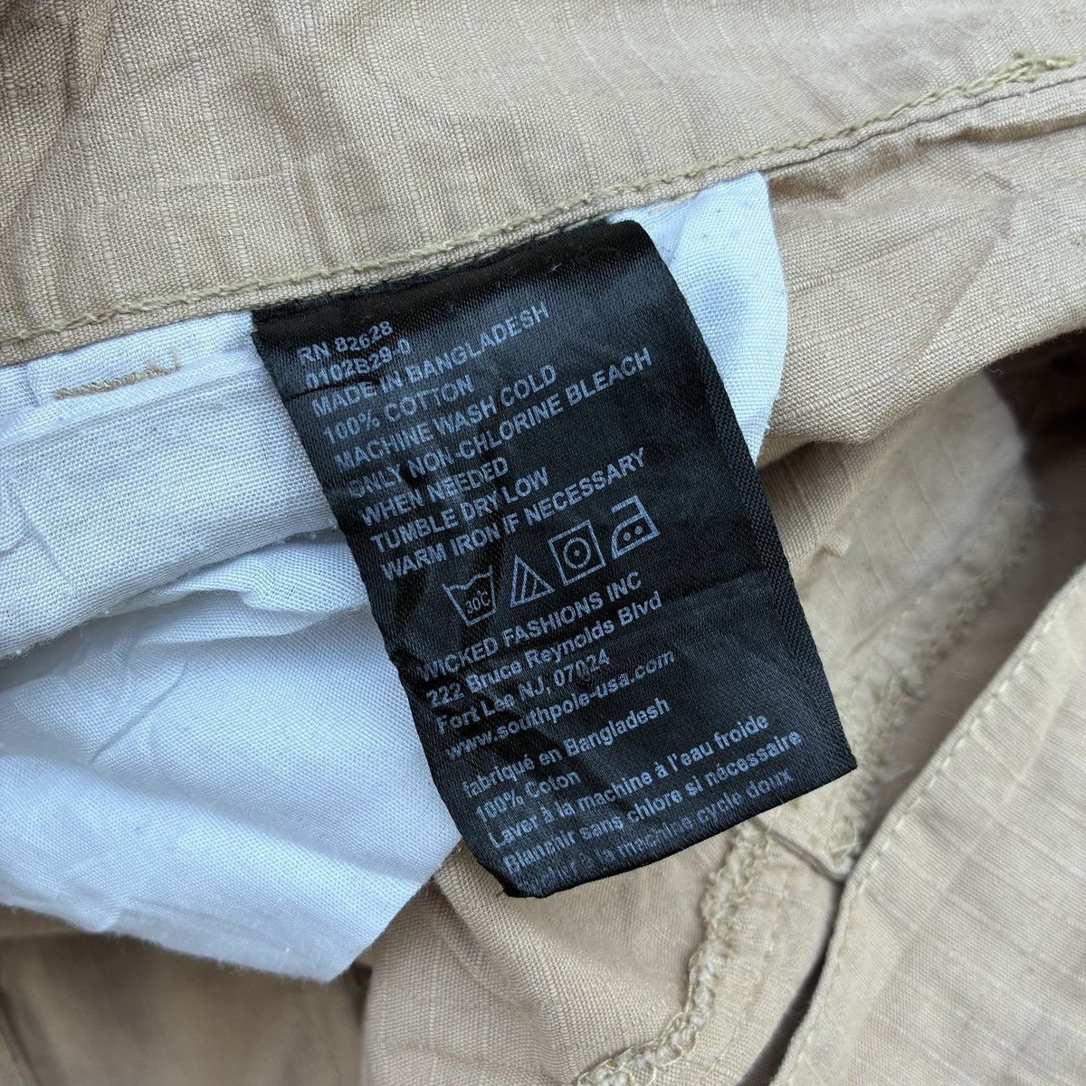 Southpole Southpole Cargo Khaki Rip Stop Shorts Size US 42 / EU 58 - 4 Thumbnail
