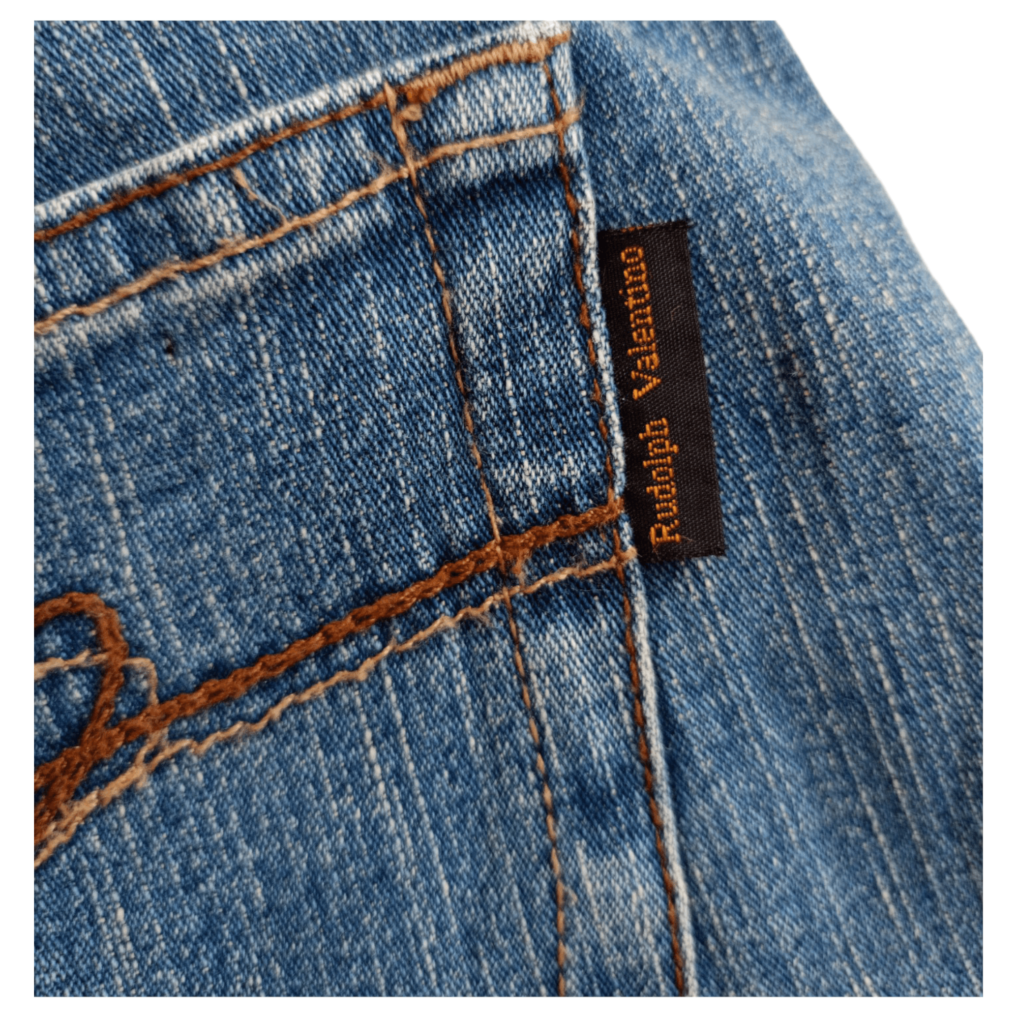 Vintage Rudolf Valentino Classic Jeans Vintage Denim Size 26" / US 2 / IT 38 - 11 Thumbnail