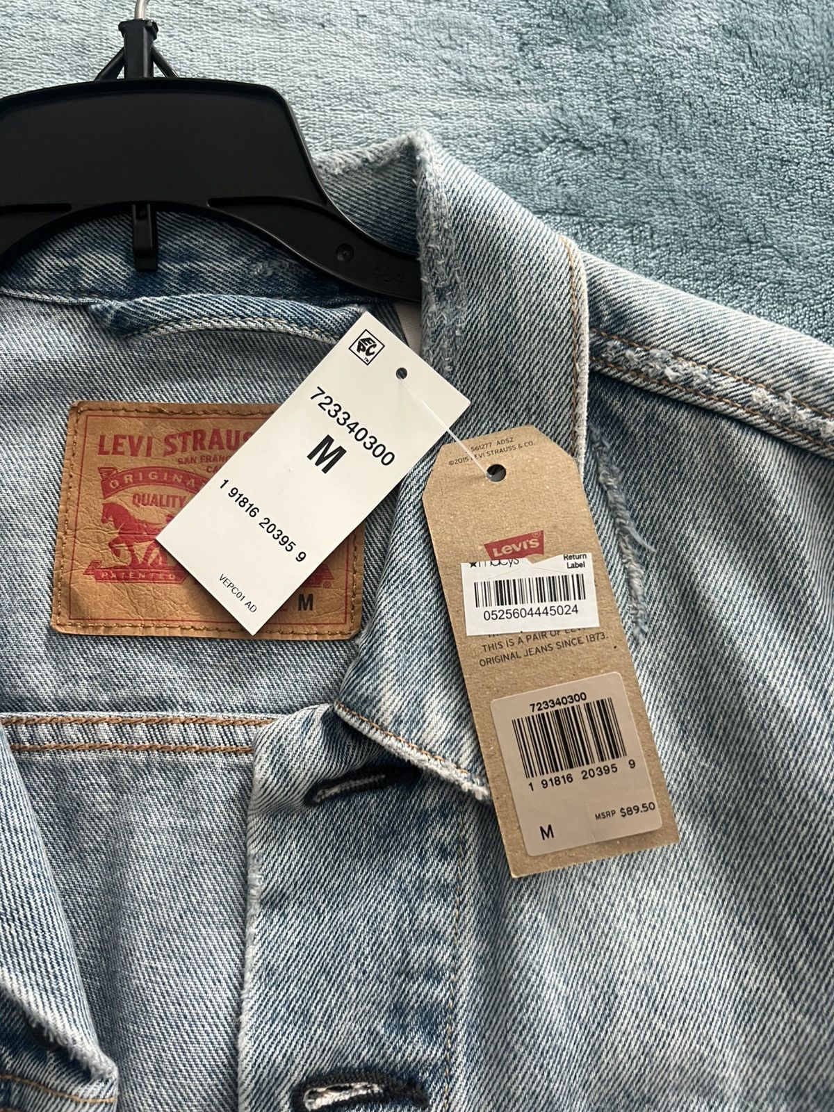 Levi's Levi Strauss & Co. Vintage Denim Jacket Size US M / EU 48-50 / 2 - 4 Thumbnail