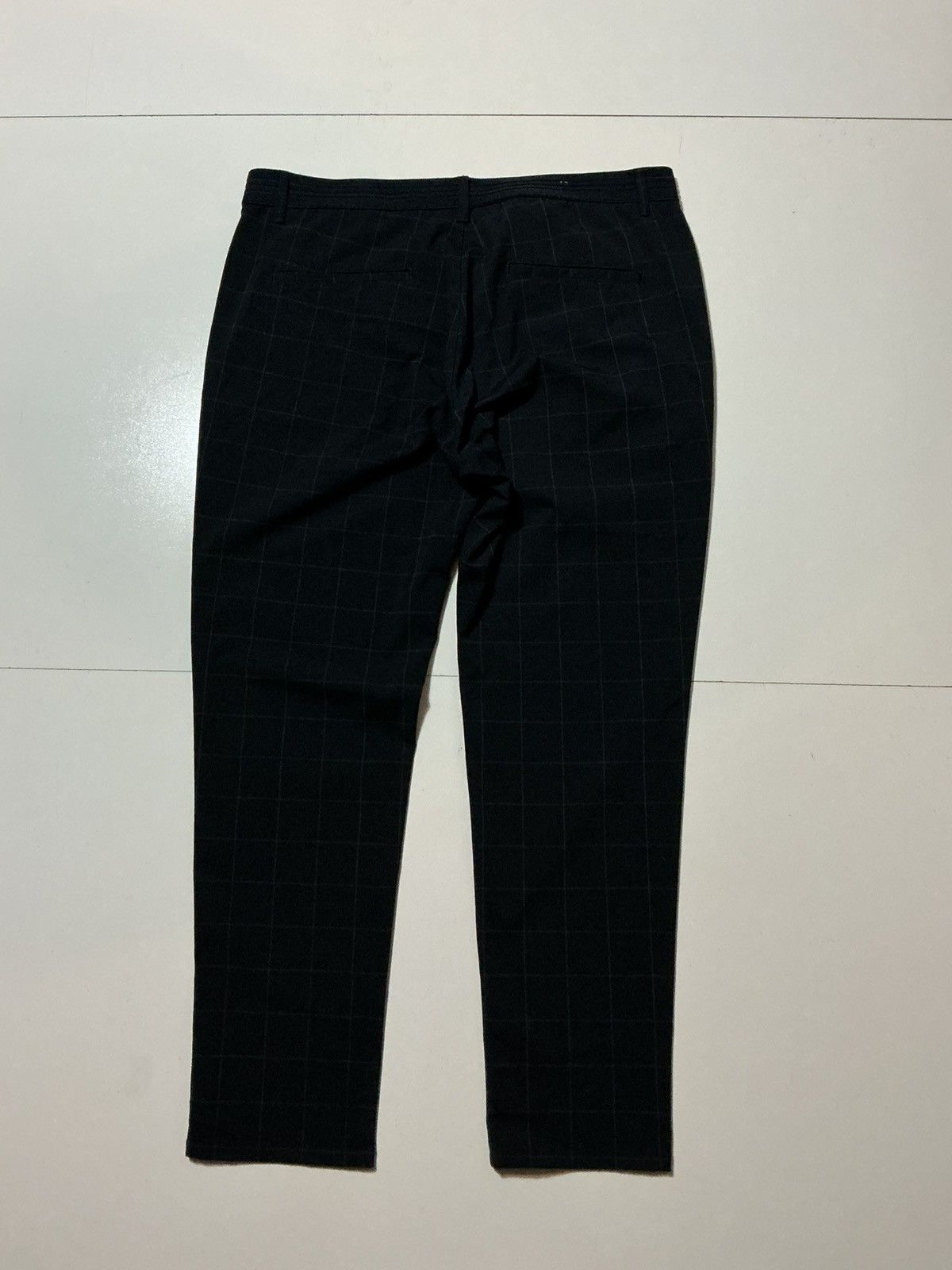 Zara Zara Man Windowpane Navy Blue Performance Golf Tech Pants Size US 38 / EU 54 - 2 Thumbnail