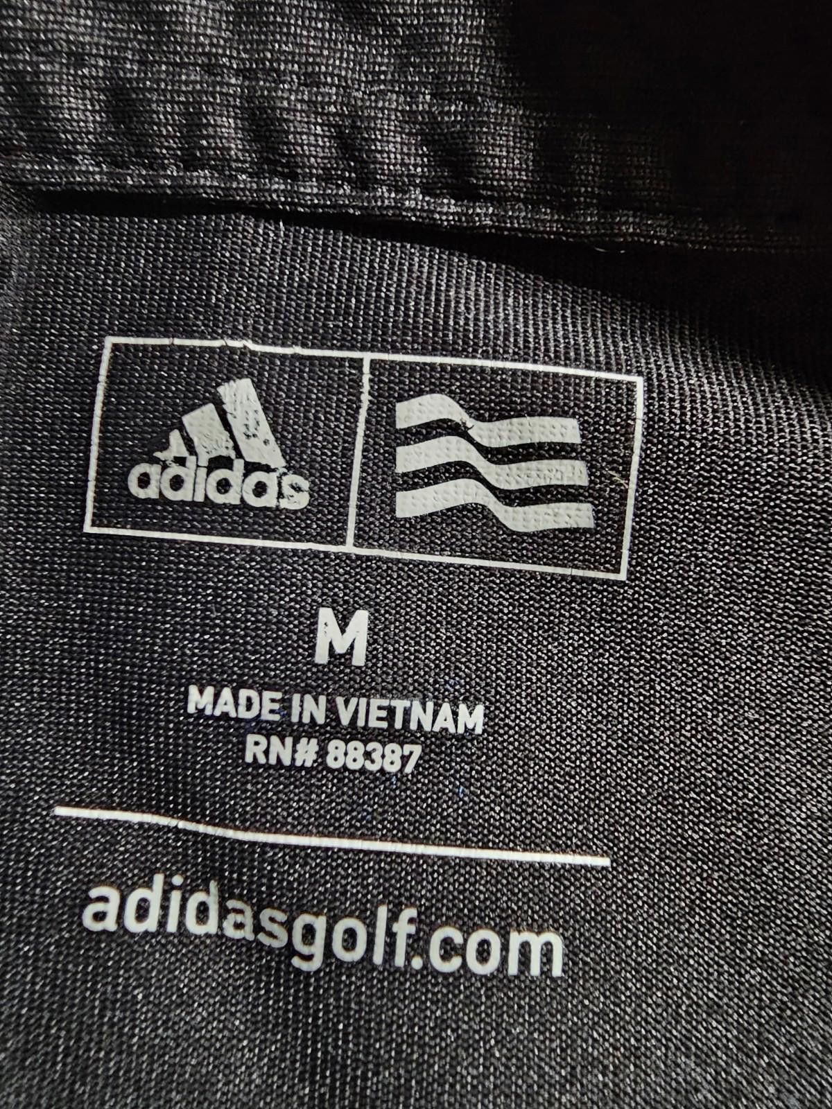 Adidas Adidas Golf Polo Shirt 1/2 Button Up Womens Medium Black Size M / US 6-8 / IT 42-44 - 3 Thumbnail