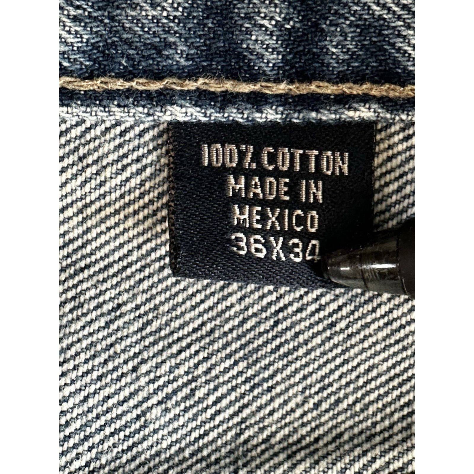Izod Izod Jeans Blue Denim Classic Fit 36x30 Streetwear Normcore Size US 36 / EU 52 - 4 Thumbnail