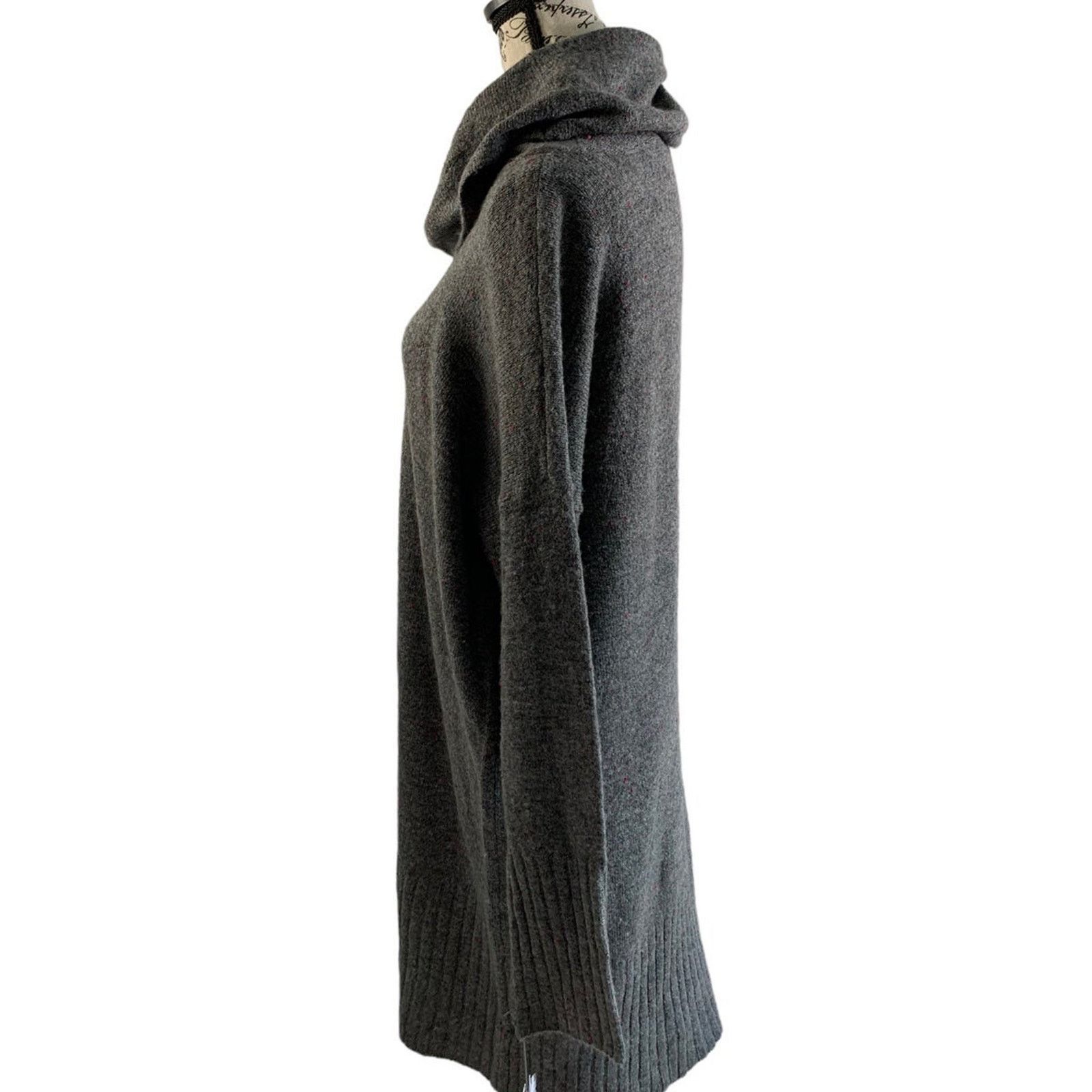 Liz Claiborne Liz Claiborne Cowl Neck Sweater Dress Women's Large NEW Size L / US 10 / IT 46 - 6 Thumbnail