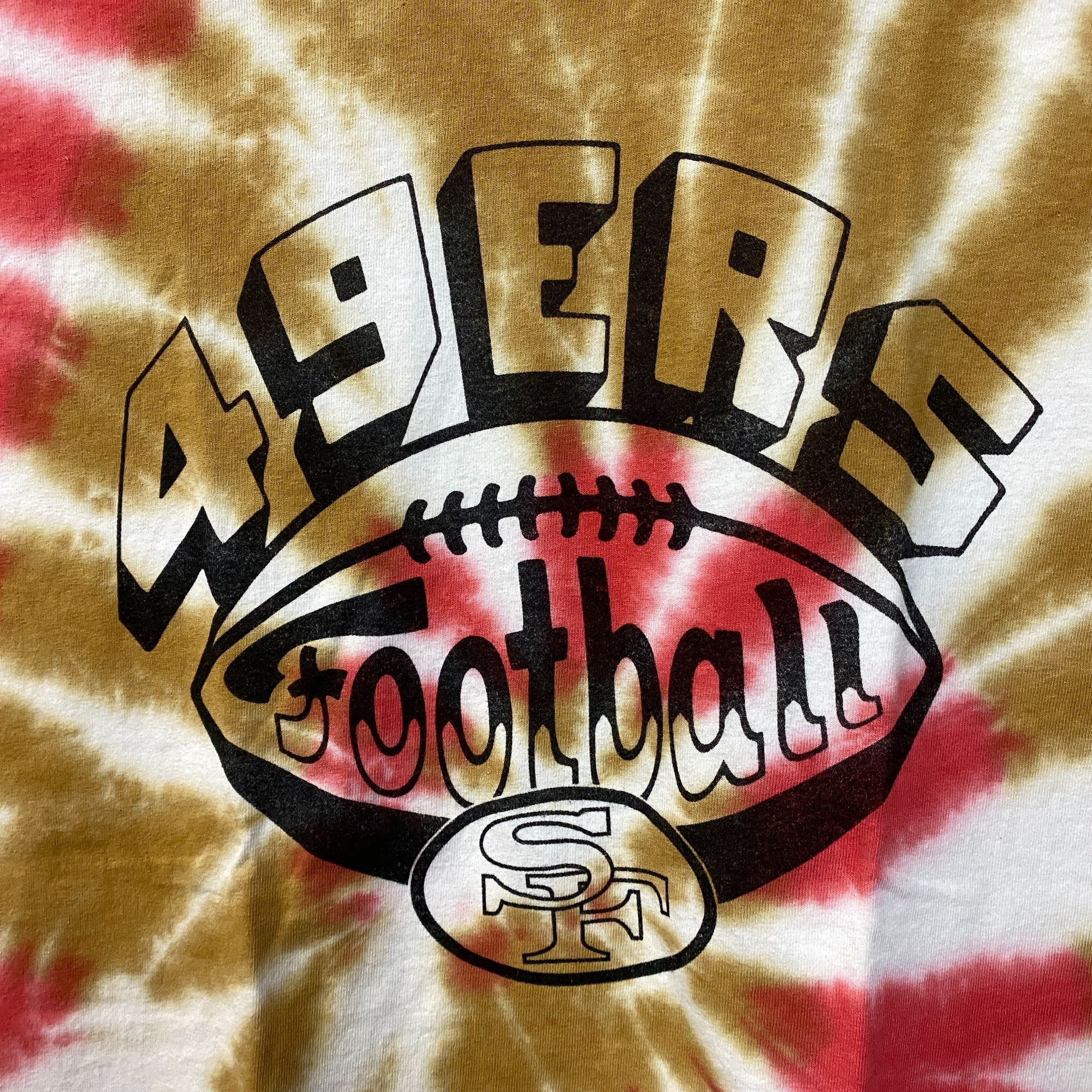 Junk Food San Francisco 49ers Football Tie-Dye T-Shirt Large Size US L / EU 52-54 / 3 - 2 Thumbnail
