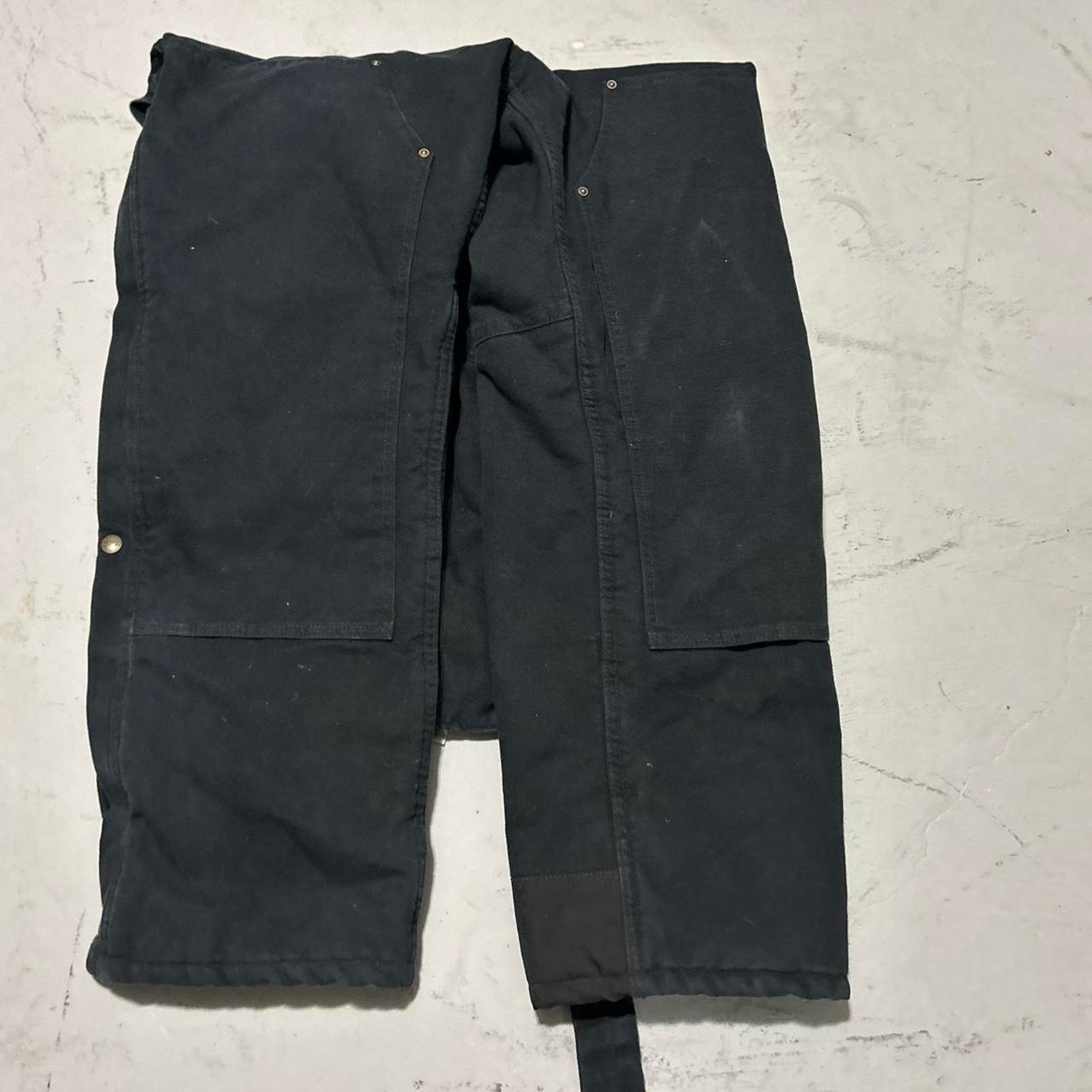 Carhartt **Carhartt Overalls Men’s Size 12/14 Short - Black Coveralls Size US 34 / EU 50 - 5 Thumbnail