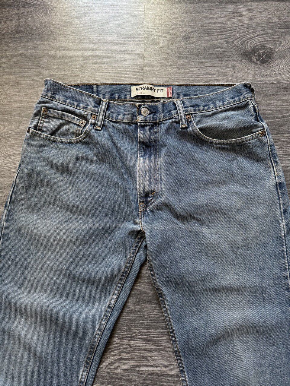 Levi's Disstressed Levi’s 505 Vintage Faded Tab Jeans 33x34 Size US 33 - 6 Thumbnail