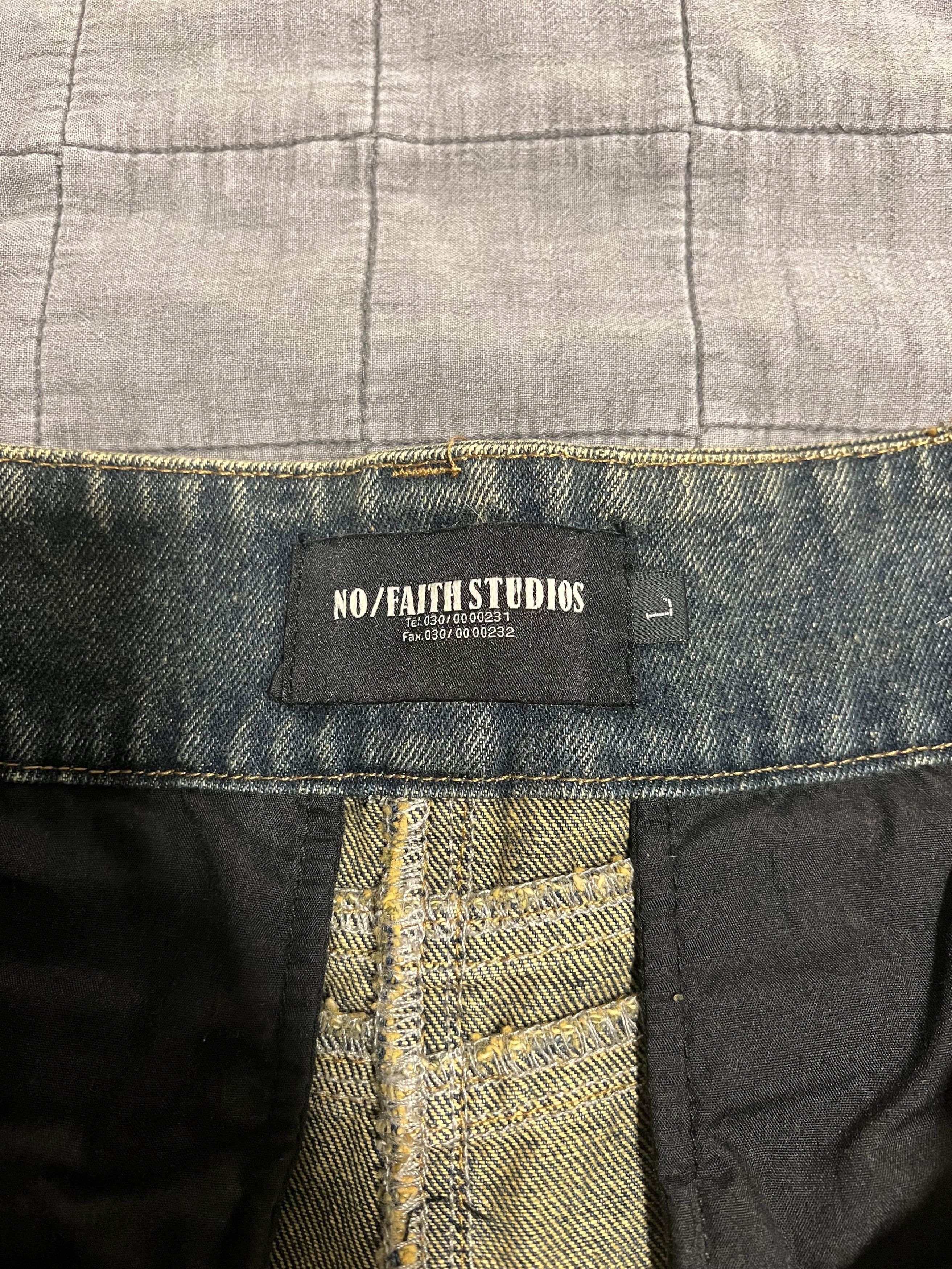 No Faith Studios Heavy Wave Denim Size US 34 / EU 50 - 3 Thumbnail