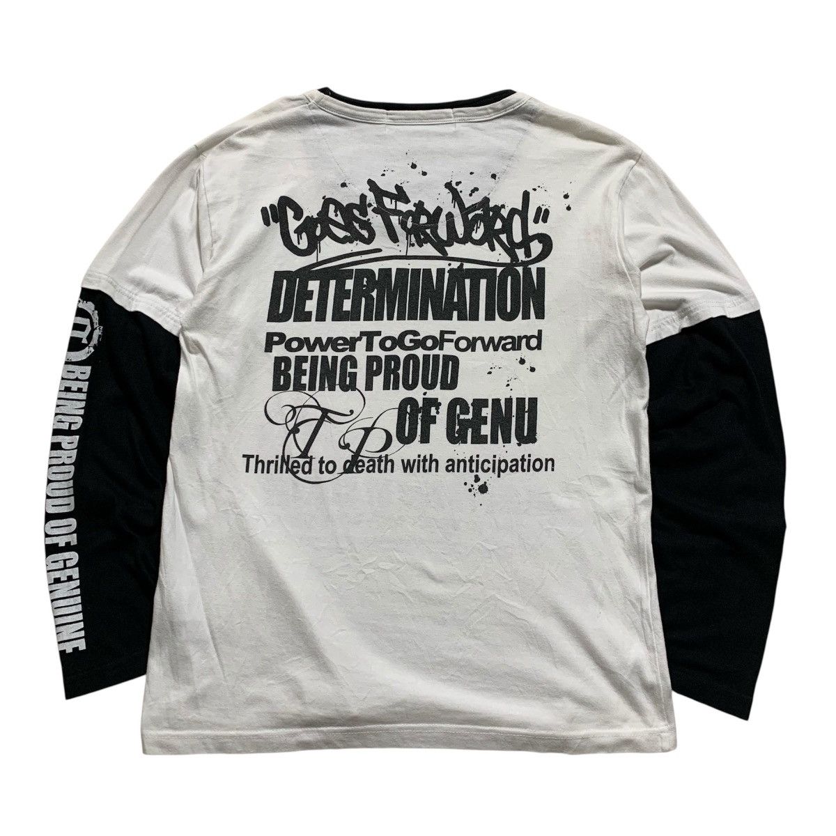 Japanese Brand Beaumont Carr Double Layer Longsleeve Poem V-keii Lgb Style Size US L / EU 52-54 / 3 - 5 Thumbnail