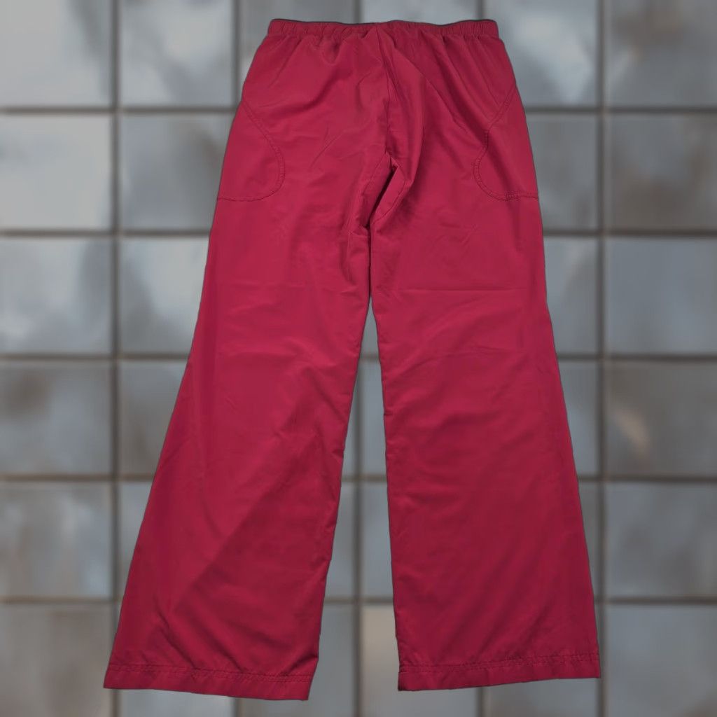 Vintage Paskho Pants Mens Large Red Track Athletic Travel Stretch Zip Pocket Pockets Size US 33 - 1 Thumbnail