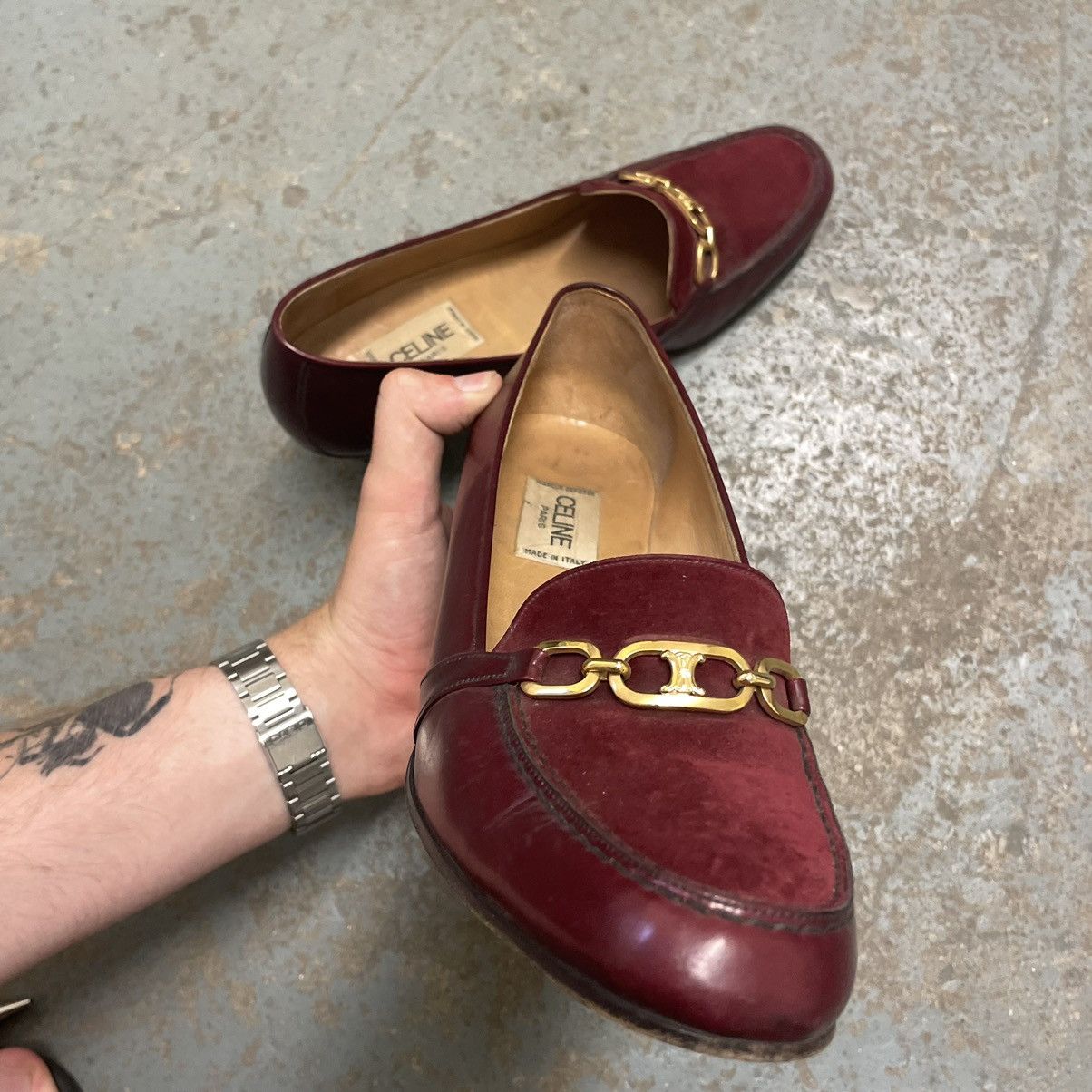 Celine × Vintage Vintage celine leather pumps Size US 9 / IT 39 - 8 Thumbnail