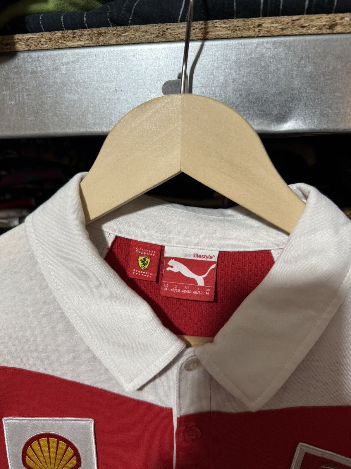 Ferrari Vintage Puma Ferrari Scuderia Firelli Santander F1 Polo Tee Size US M / EU 48-50 / 2 - 5 Thumbnail