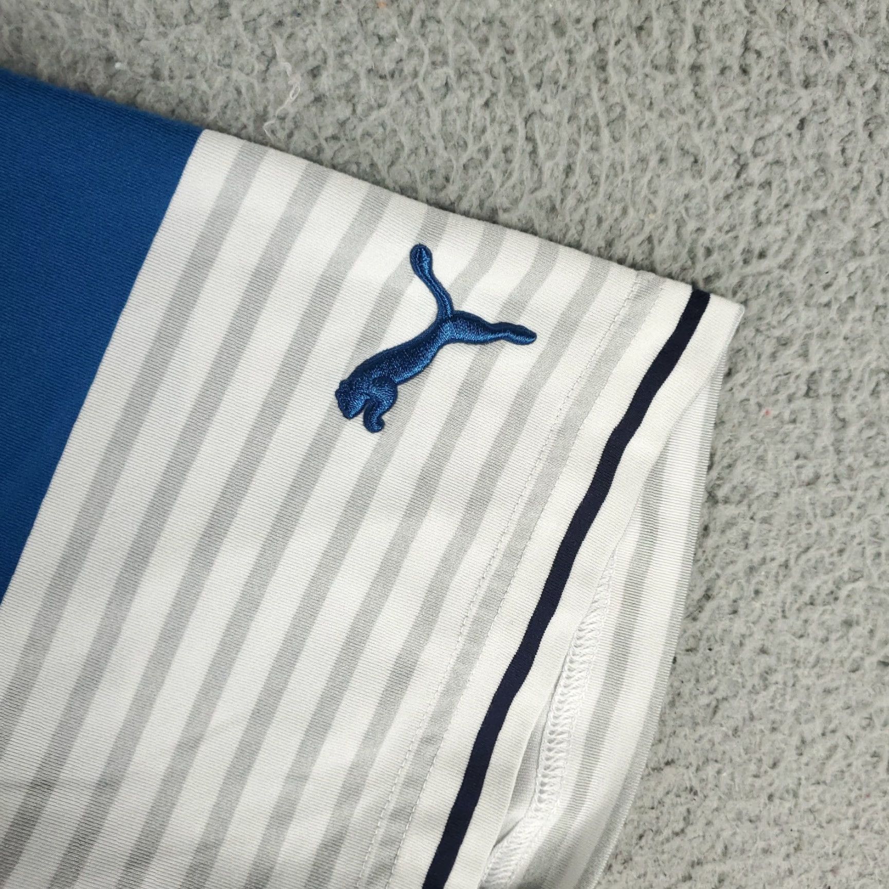 Puma Puma Polo Shirt Mens XL Blue Striped Golf Casual Short Sleeve Polo Shirt Mens XL Blue Striped Golf Casual Short Sleeve Size US XL / EU 56 / 4 - 3 Thumbnail