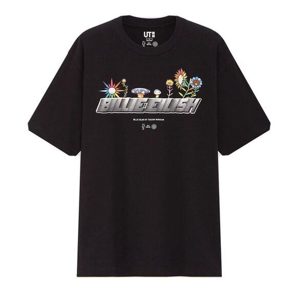 Takashi Murakami × Uniqlo Uniqlo x Billie Eilish x Takashi Murakami T Shirt Black L Size US L / EU 52-54 / 3 - 1 Thumbnail