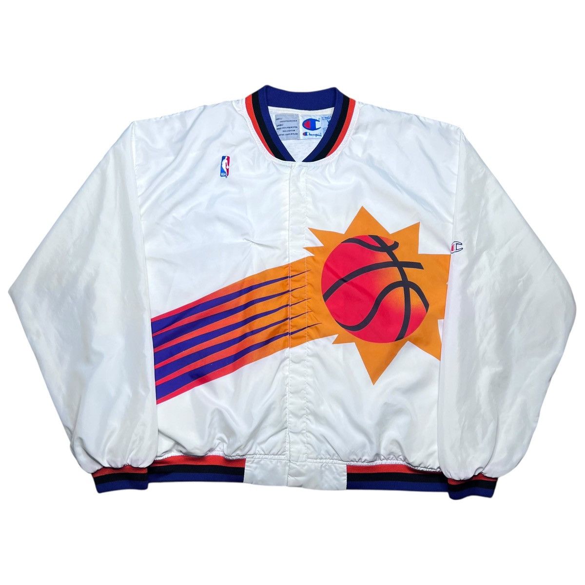 Champion Vintage 1990s NBA Phoenix Suns Champion White Warm Up