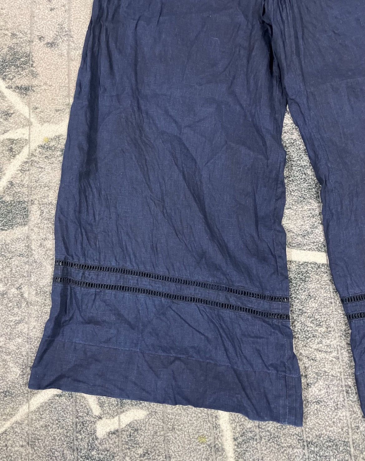 Japanese Brand HALLELUJAH HANDMADE BAGGY PANTS Size 34" / US 12 / IT 48 - 4 Thumbnail