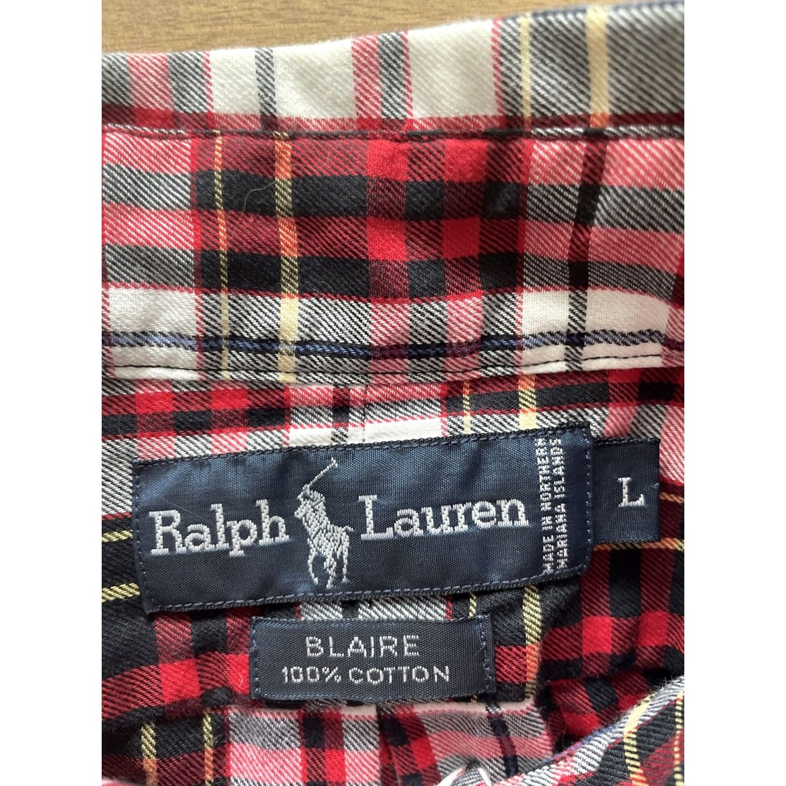 Ralph Lauren VTG Ralph Lauren Plaid Button Up Shirt Mens Large Baggy Relaxed Loose Y2K Grunge Shirt Size US L / EU 52-54 / 3 - 3 Thumbnail