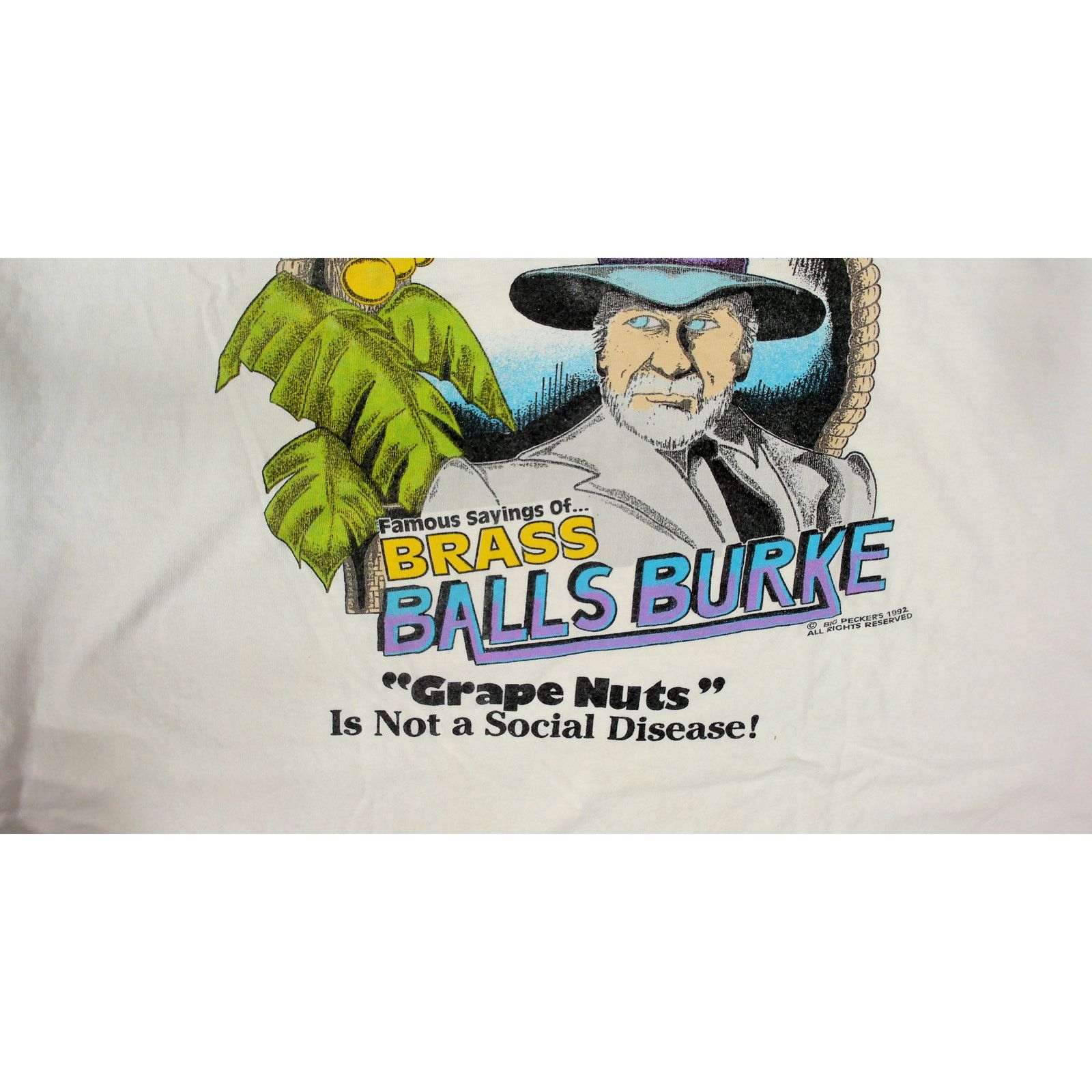 Hanes Vintage 1992 Brass Balls Saloon Single Stitch Tee (Boxy XL) Size US XL / EU 56 / 4 - 11 Thumbnail
