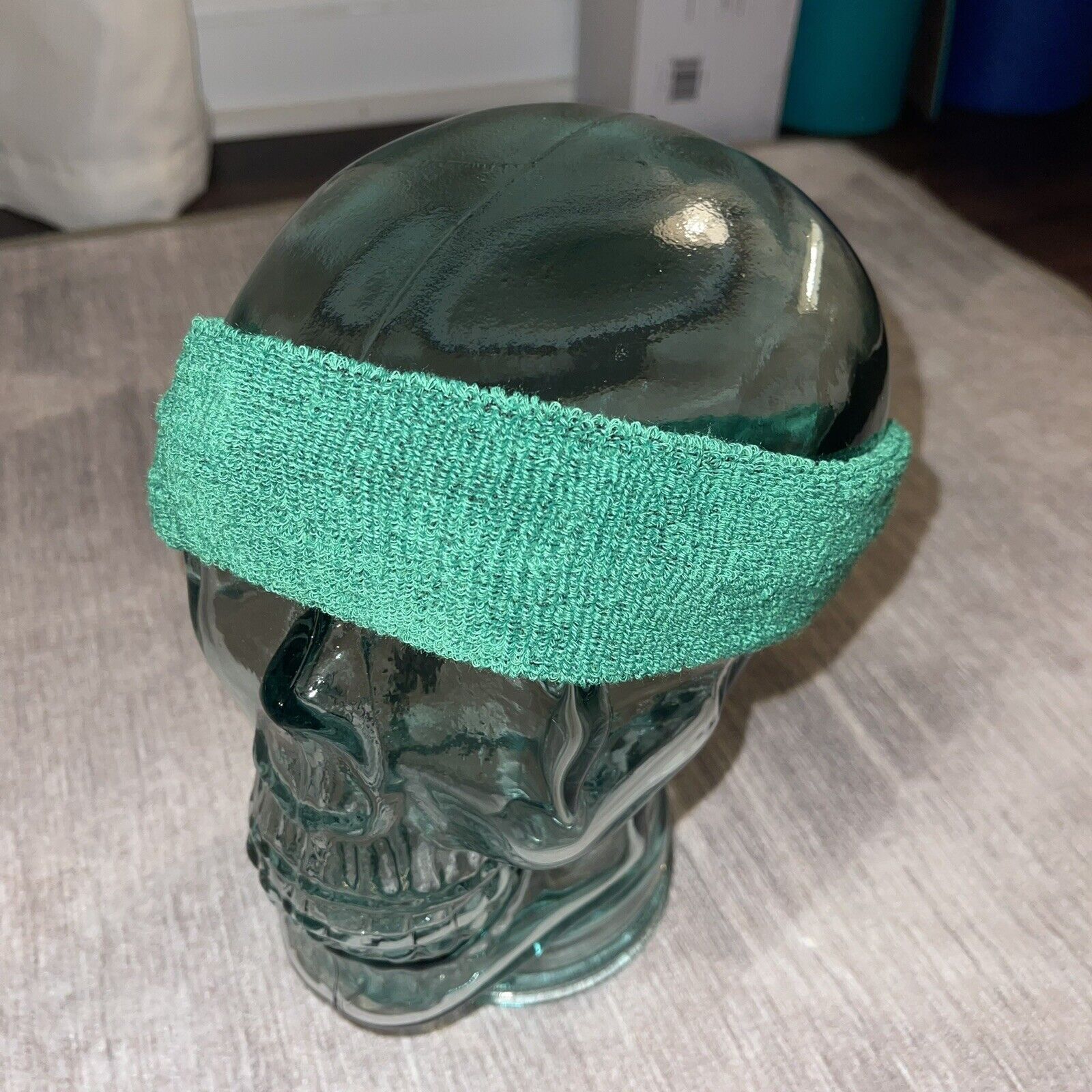 Vintage Vintage Green Terry Cloth Sweatband One Size Fits All Size ONE SIZE - 4 Thumbnail