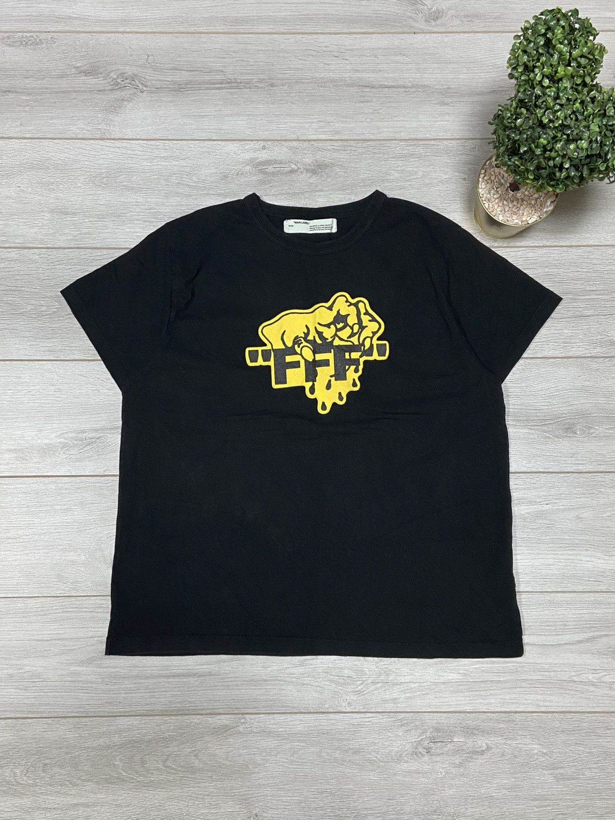 Off-White Off White FFF vintage Horrors Patch Tee big logo Size US XL / EU 56 / 4 - 2 Thumbnail