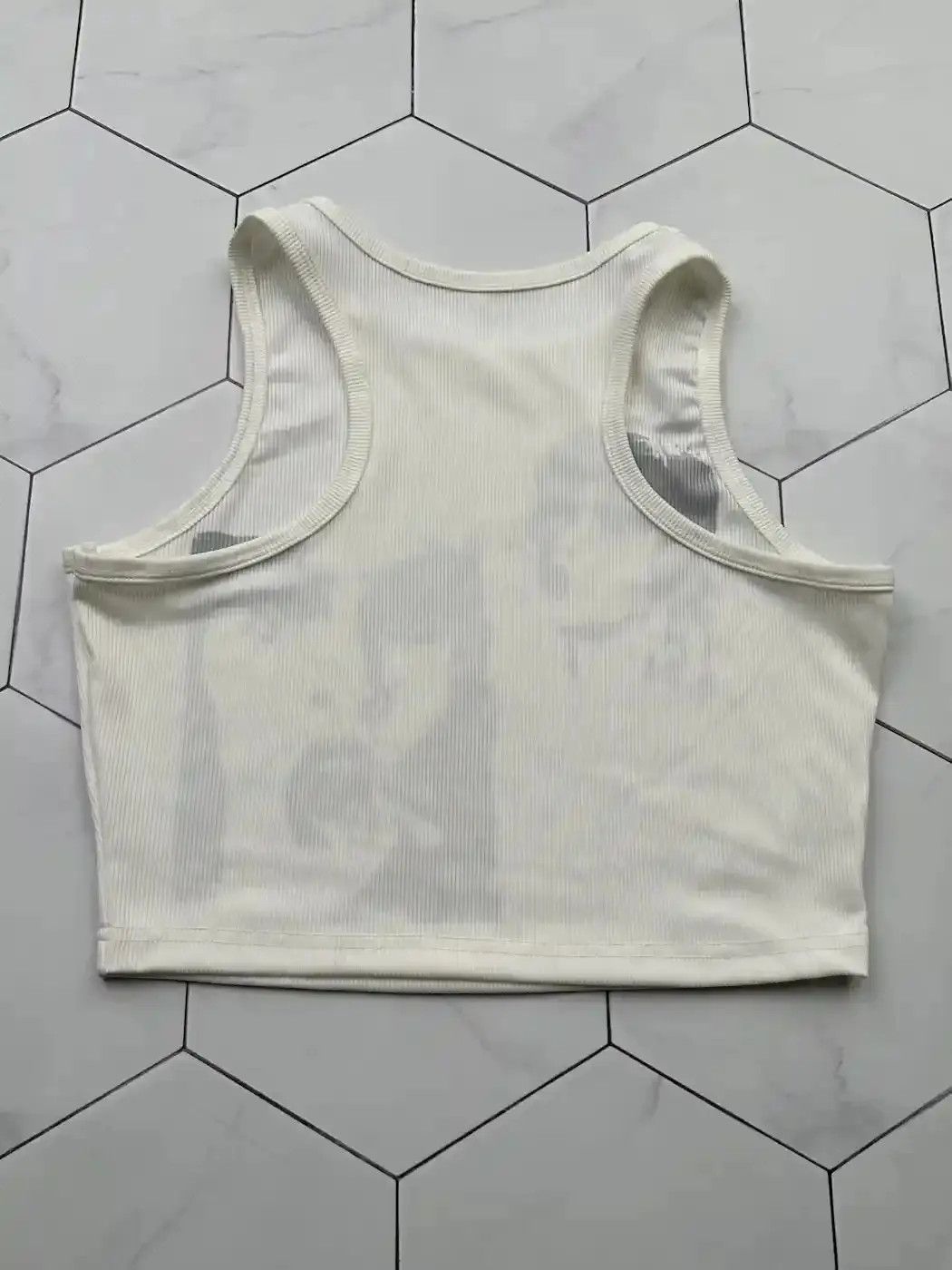 Vintage Vintage Printed Cropped Tank Top (B392)D15 E2 Size S / US 4 / IT 40 - 2 Thumbnail