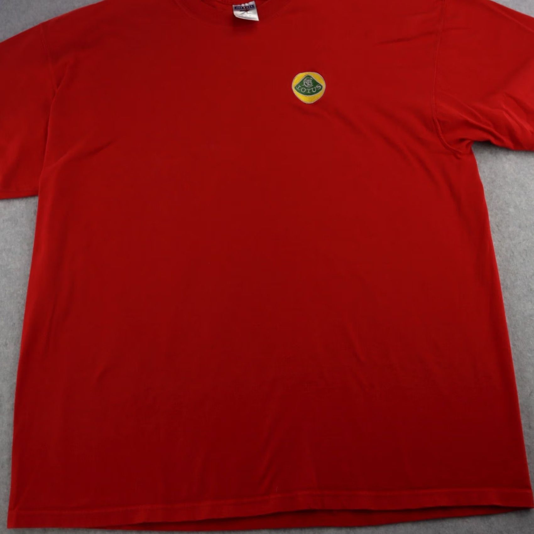 Jerzees VINTAGE Jerzees TShirt MENS XL Red Cars 80s 90s Tesla Lotus Electric Car Shirt Mens XL Red Cars Size US XL / EU 56 / 4 - 7 Thumbnail