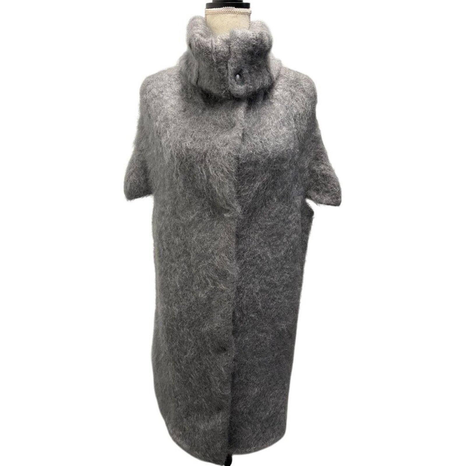 Maison Margiela Maison Margiela Wool-Blend Gray Sleeveless Coat Size M Size M / US 6-8 / IT 42-44 - 7 Thumbnail