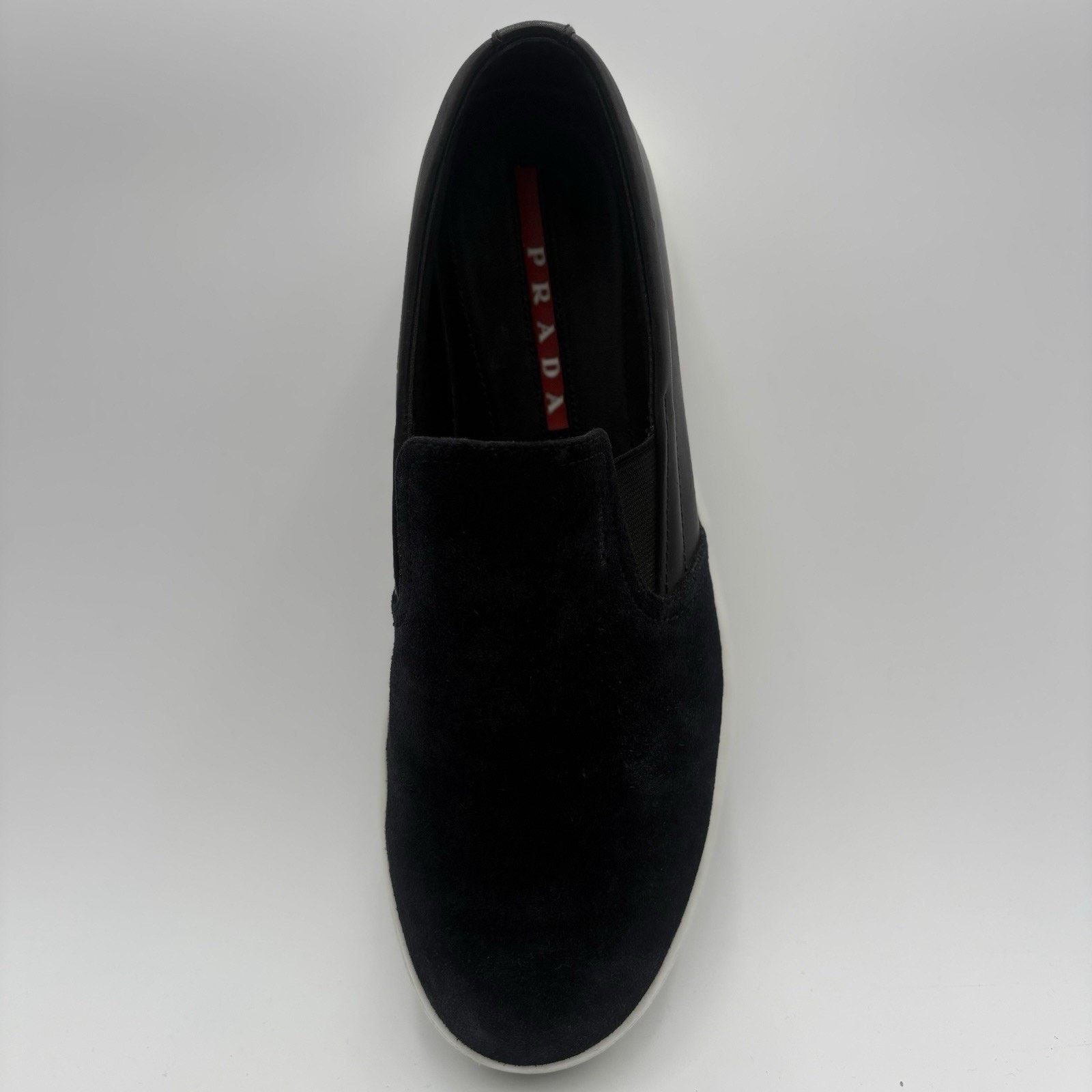 Prada Prada Suede Loafer ' Navy ' | GOOD CONDITION! Size US 7.5 / EU 40-41 - 9 Thumbnail