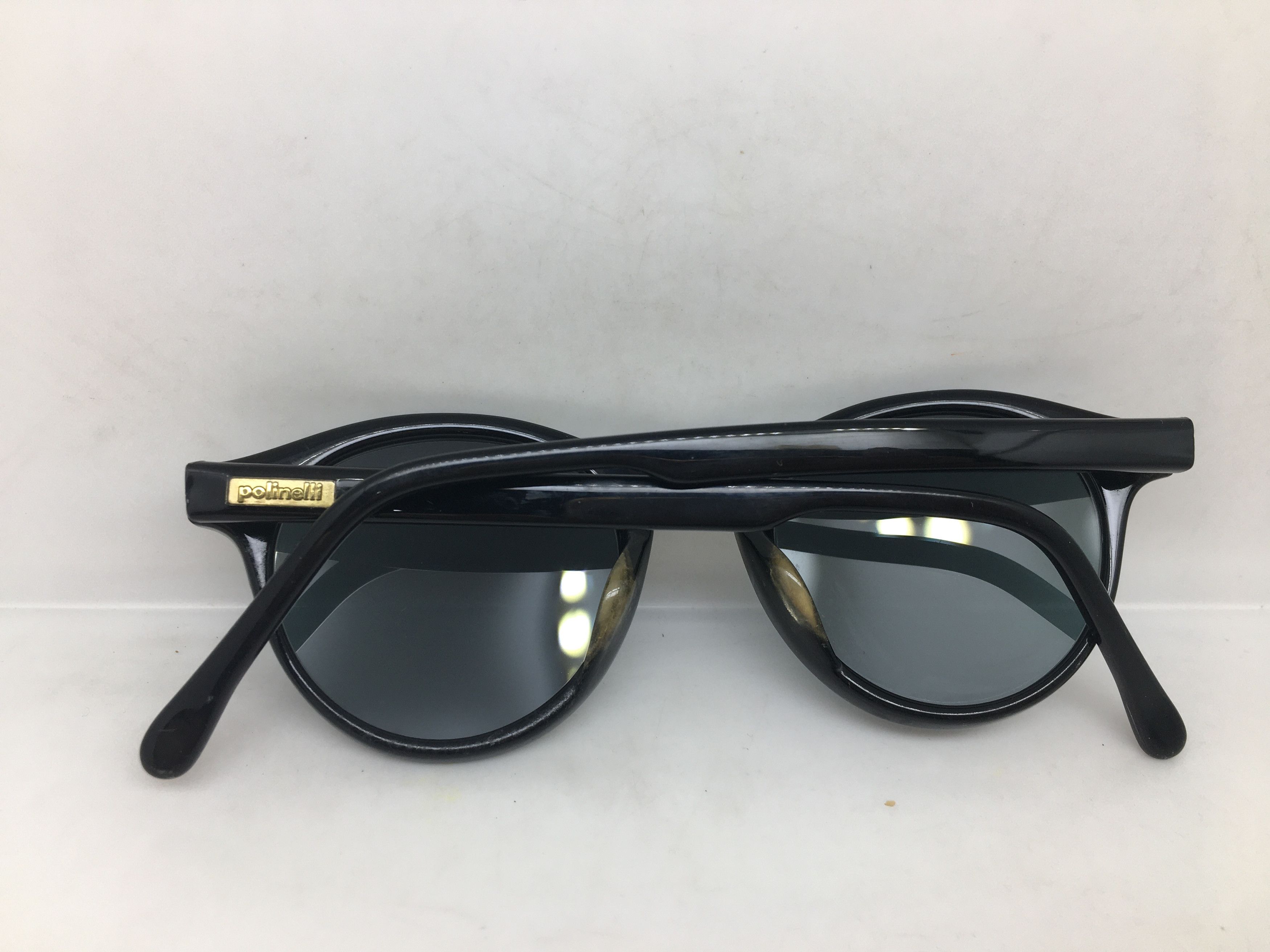 Vintage Polinelli Milano Black Keyhole Sunglasses ARISTOCRAT Size ONE SIZE - 9 Thumbnail