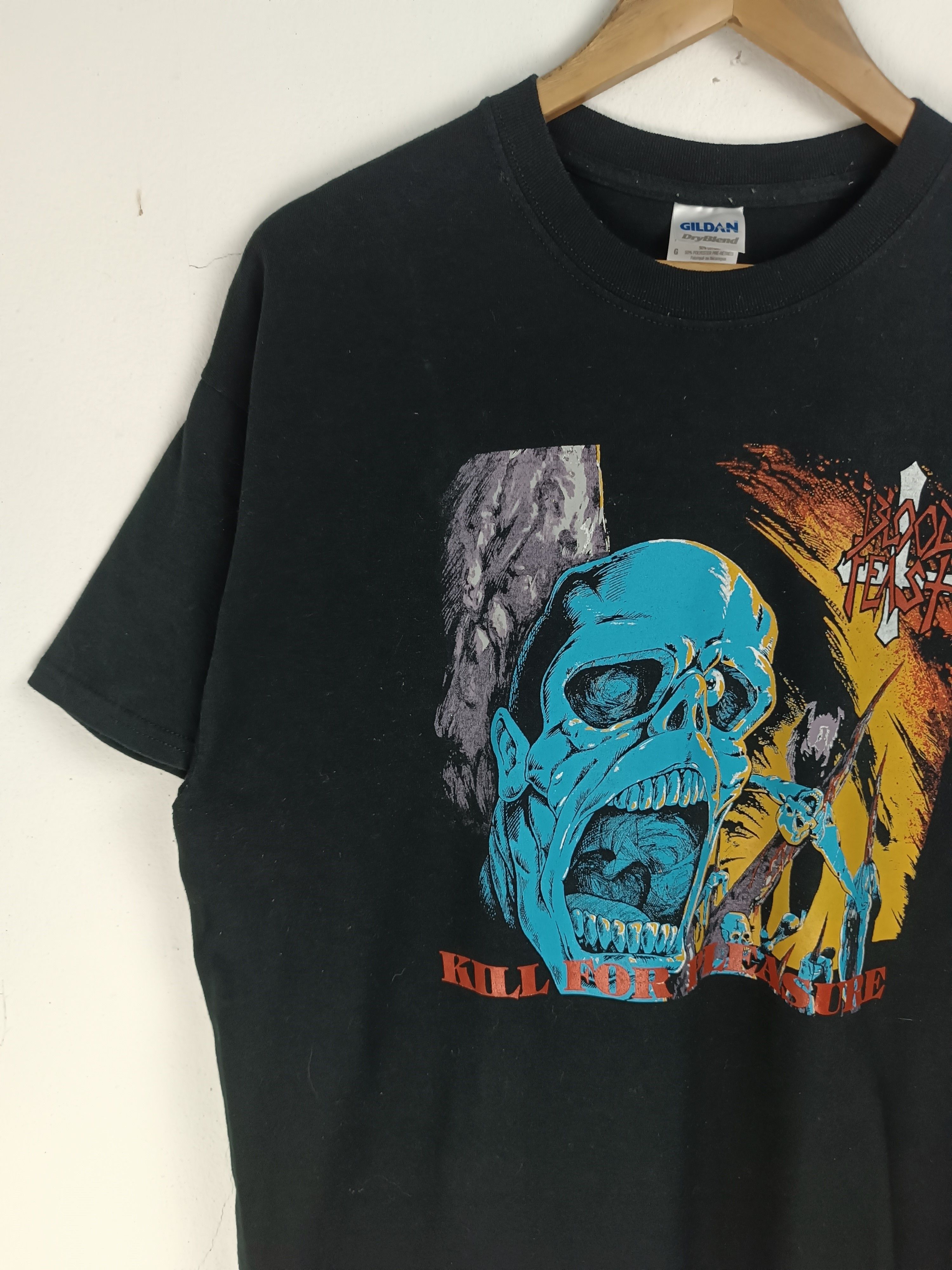 Band Tees VINTAGE 2010 BLOOD FEAST GERMANY METAL TOUR TEE Size US L / EU 52-54 / 3 - 5 Thumbnail