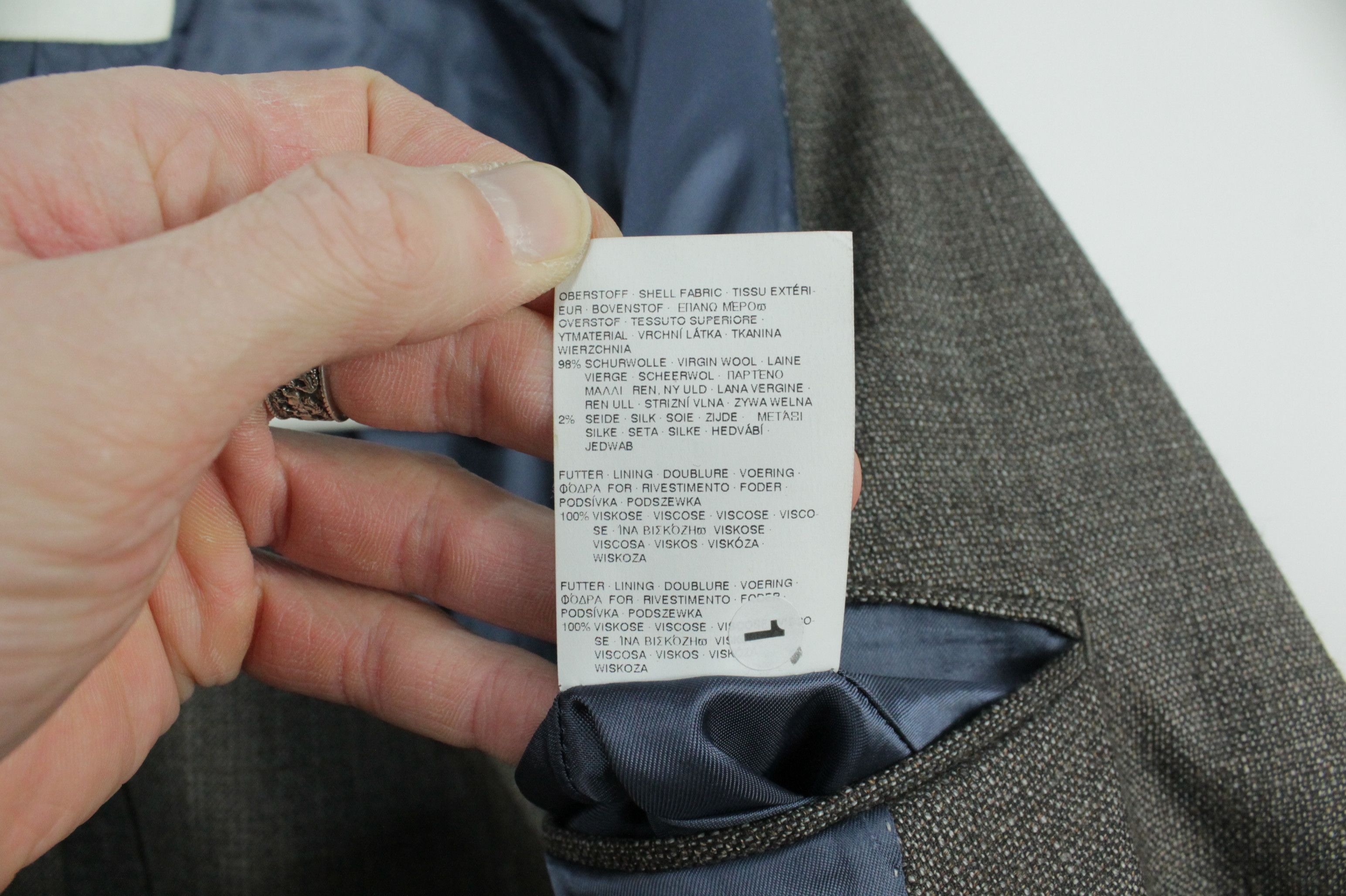 Other Rene Lezard Loro Piana Zelander Wool Sport Coat Jacket Size US L / EU 52-54 / 3 - 9 Thumbnail