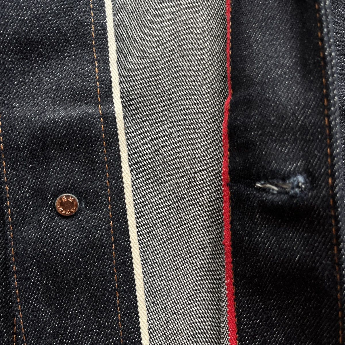 Evisu Seagull Insert Daicock Denim Jacket