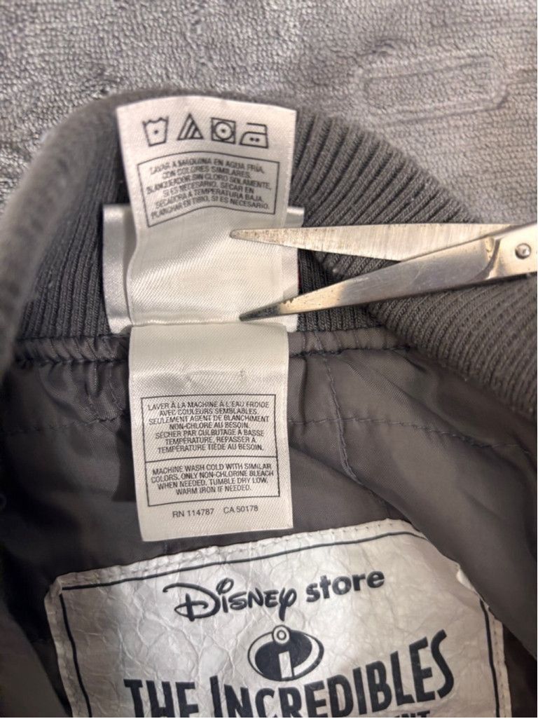 Disney Boys Disney The Incredibles Jacket, Size S, Gray & Blue Size US L / EU 52-54 / 3 - 13 Thumbnail