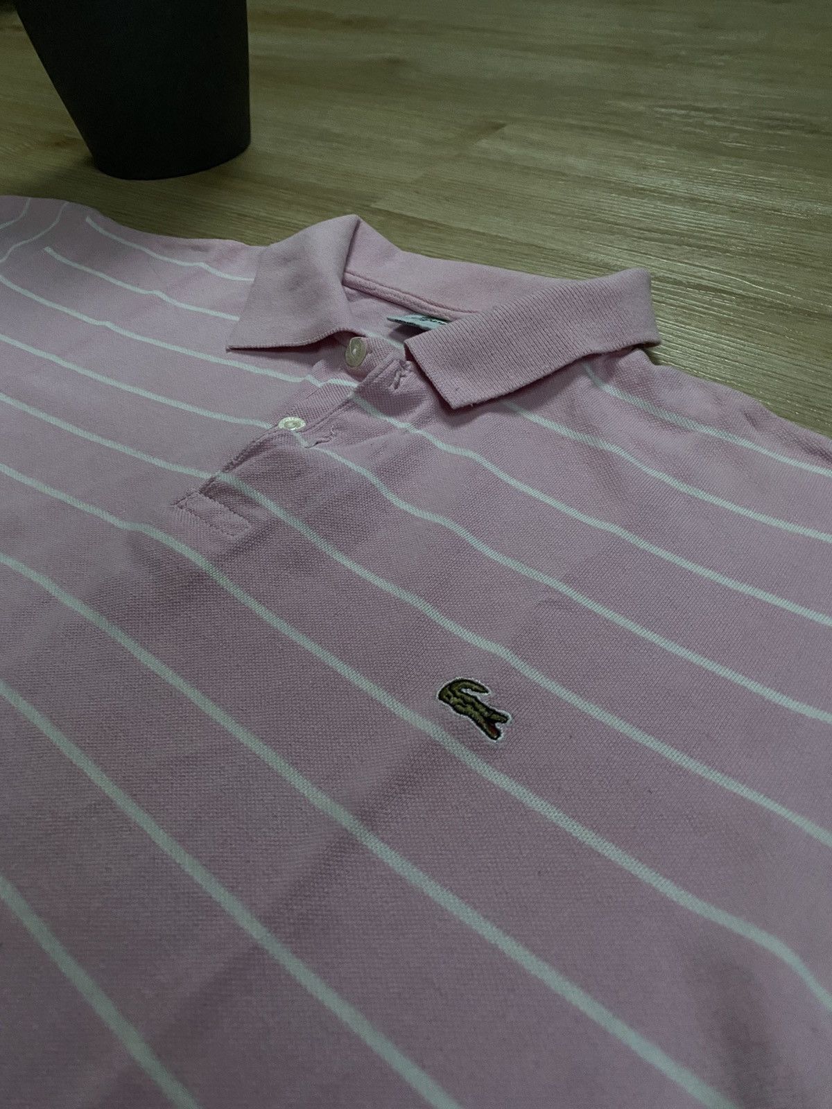 Lacoste Lacoste Pink Striped Polo Shirt – Size S Size US S / EU 44-46 / 1 - 2 Thumbnail