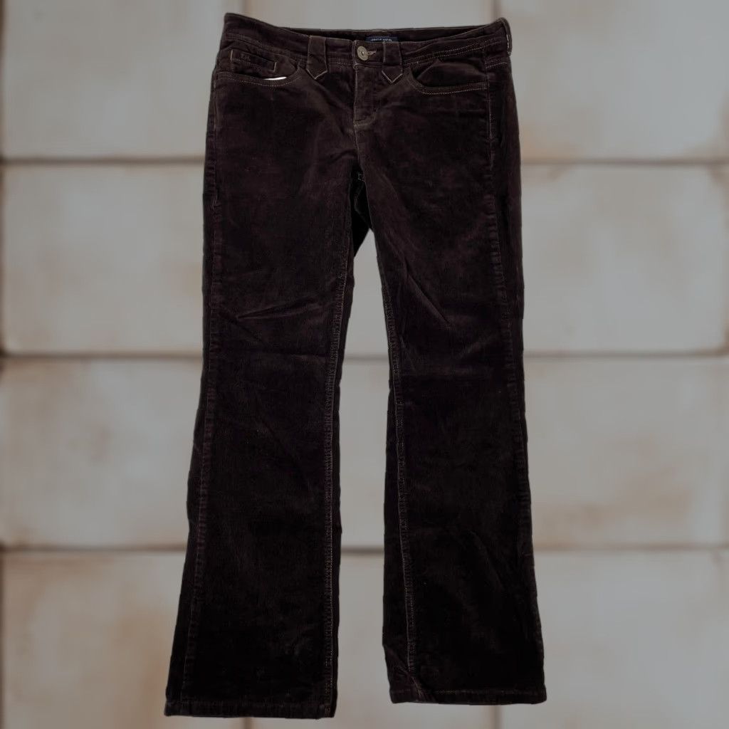 Tommy Hilfiger VINTAGE Tommy Hilfiger Corduroy Pants Womens 8 Brown Bootcut Y2K Preppy Jeans Pants Women Brown Bootcut 90s 2000s Mens? Wait. Size 30" / US 8 / IT 44 - 1 Thumbnail