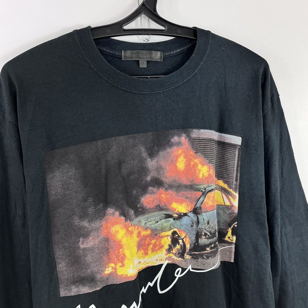 Menace Mennace Longsleeve Shirt Big Logo “Burning Car” Size M Size US M / EU 48-50 / 2 - 4 Thumbnail