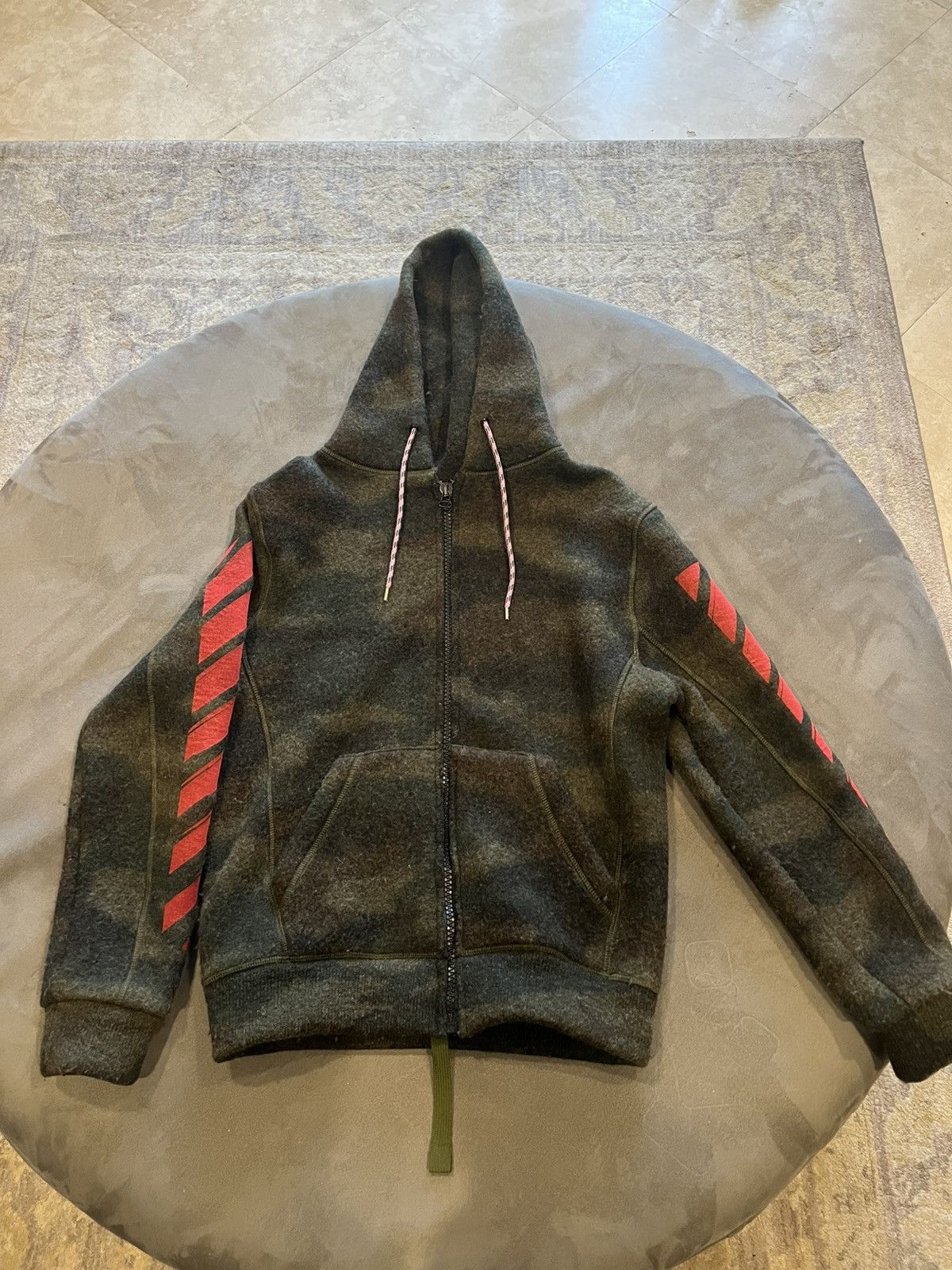Off-White Off-White Camo zip hoodie Size US S / EU 44-46 / 1 - 1 Thumbnail