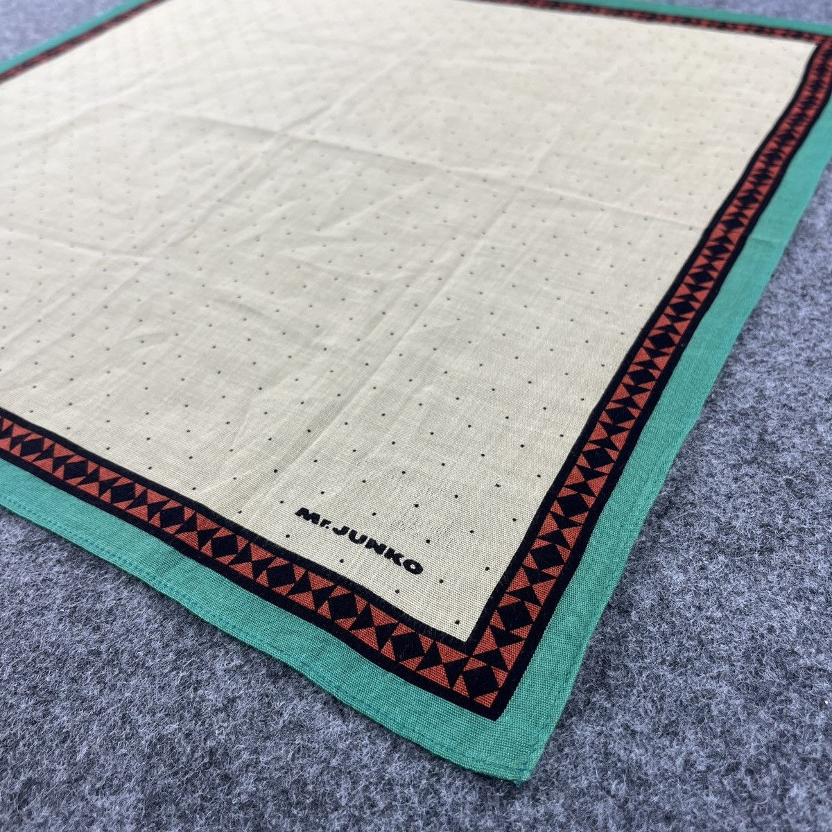 Japanese Brand × Mr. Junko × Vintage Mr. Junko Handkerchief / Bandana / Neckerchief B409 Size ONE SIZE - 4 Thumbnail